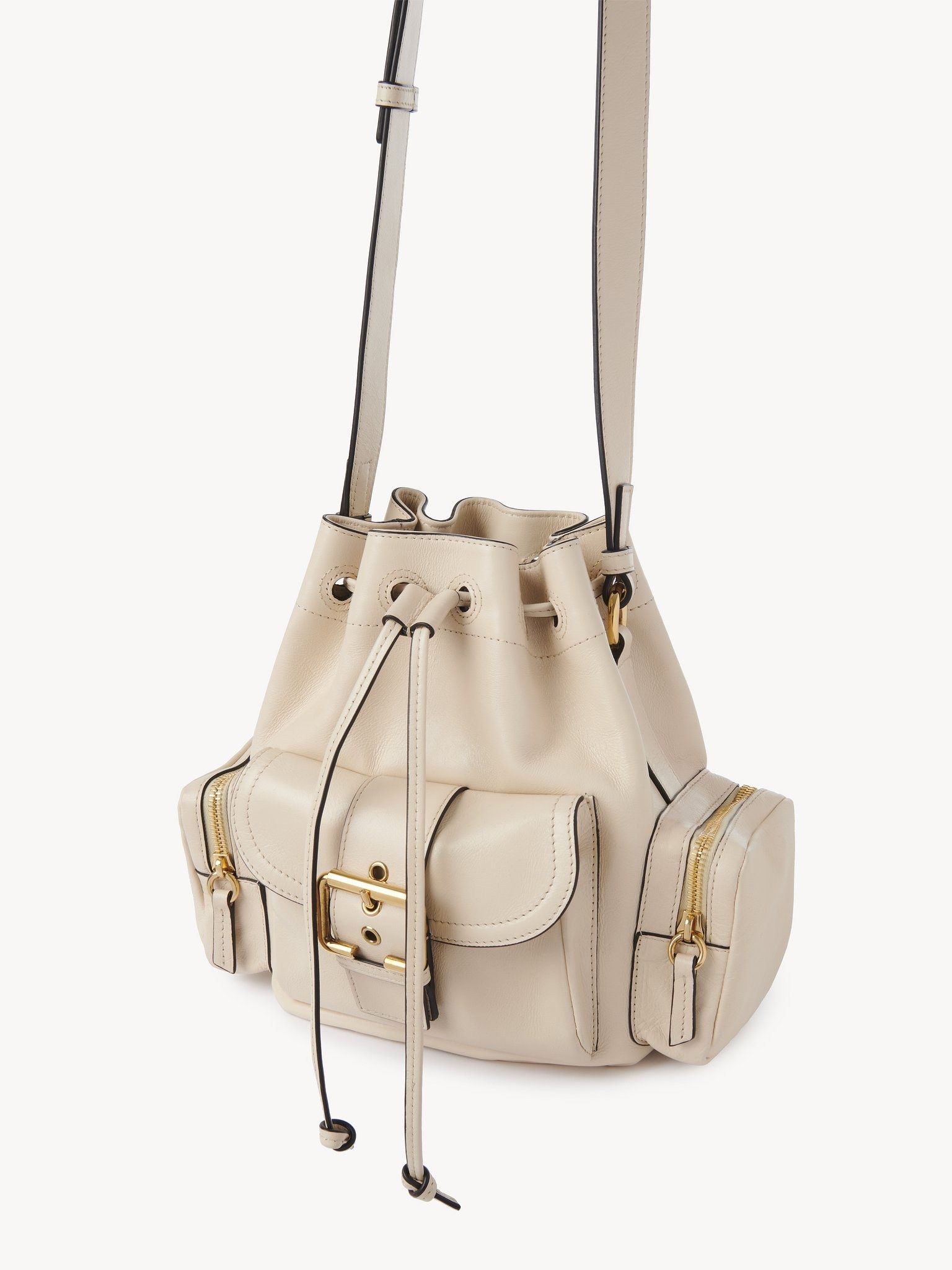 Chloe o1loc1c11025 Size: OS / Camera Bucket Bag in Sweet Beige Size ONE SIZE - 3 Thumbnail