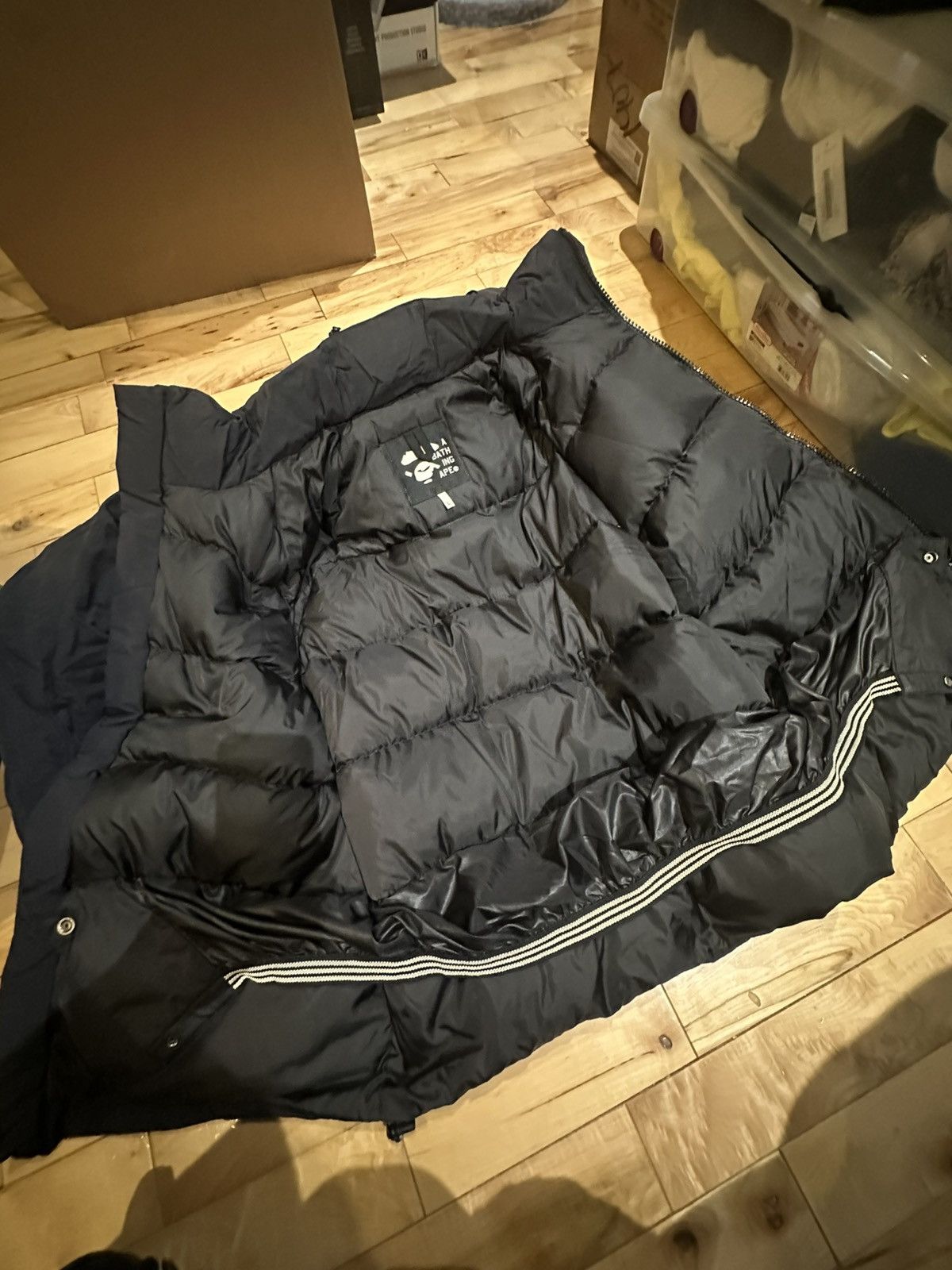 Bape Snowboard Biggie Parka Marmot-Style Puffy Down Jacket Size US L / EU 52-54 / 3 - 6 Thumbnail