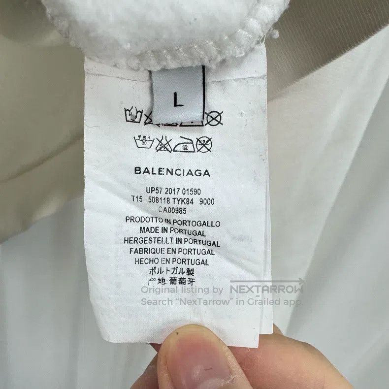 Balenciaga Balenciaga Printed Lettering Hoodie Size US L / EU 52-54 / 3 - 6 Thumbnail