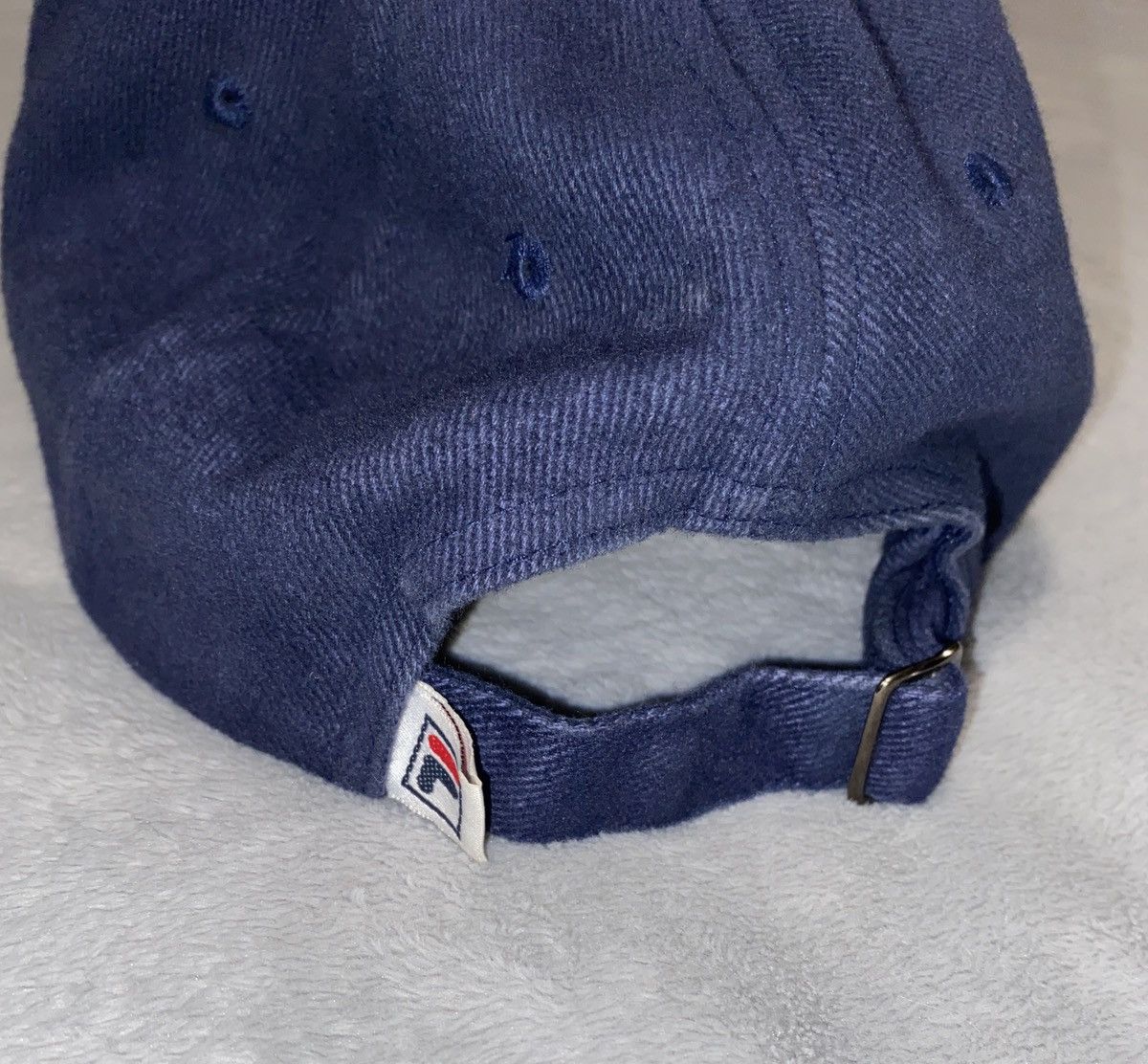 Fila Vintage FILA Adjustable Strapback Hat (Blue) Size ONE SIZE - 3 Thumbnail