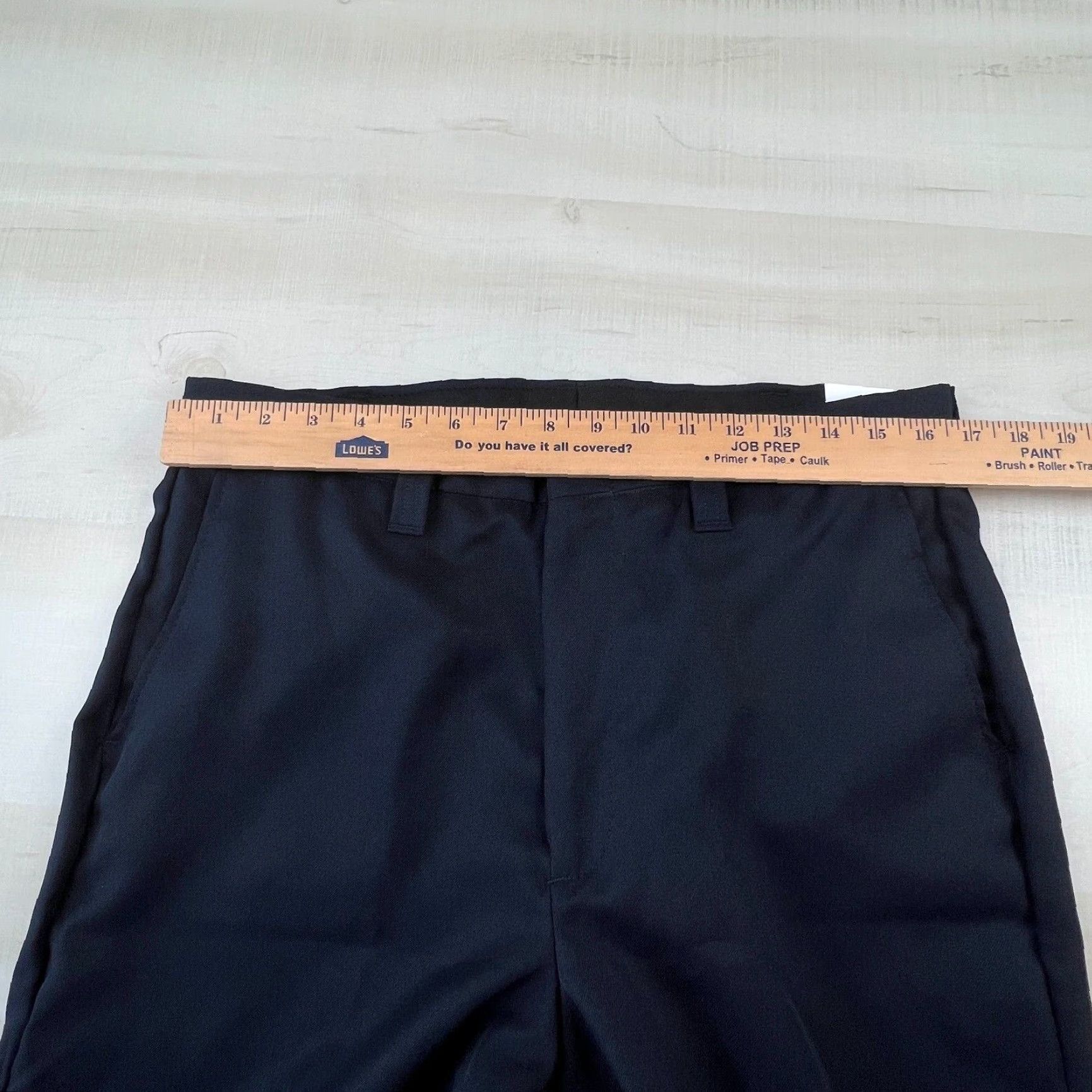 Vintage The Force Mens Pants 34 Navy Blue Straight Unhemmed Dress Work New Size US 34 / EU 50 - 7 Thumbnail