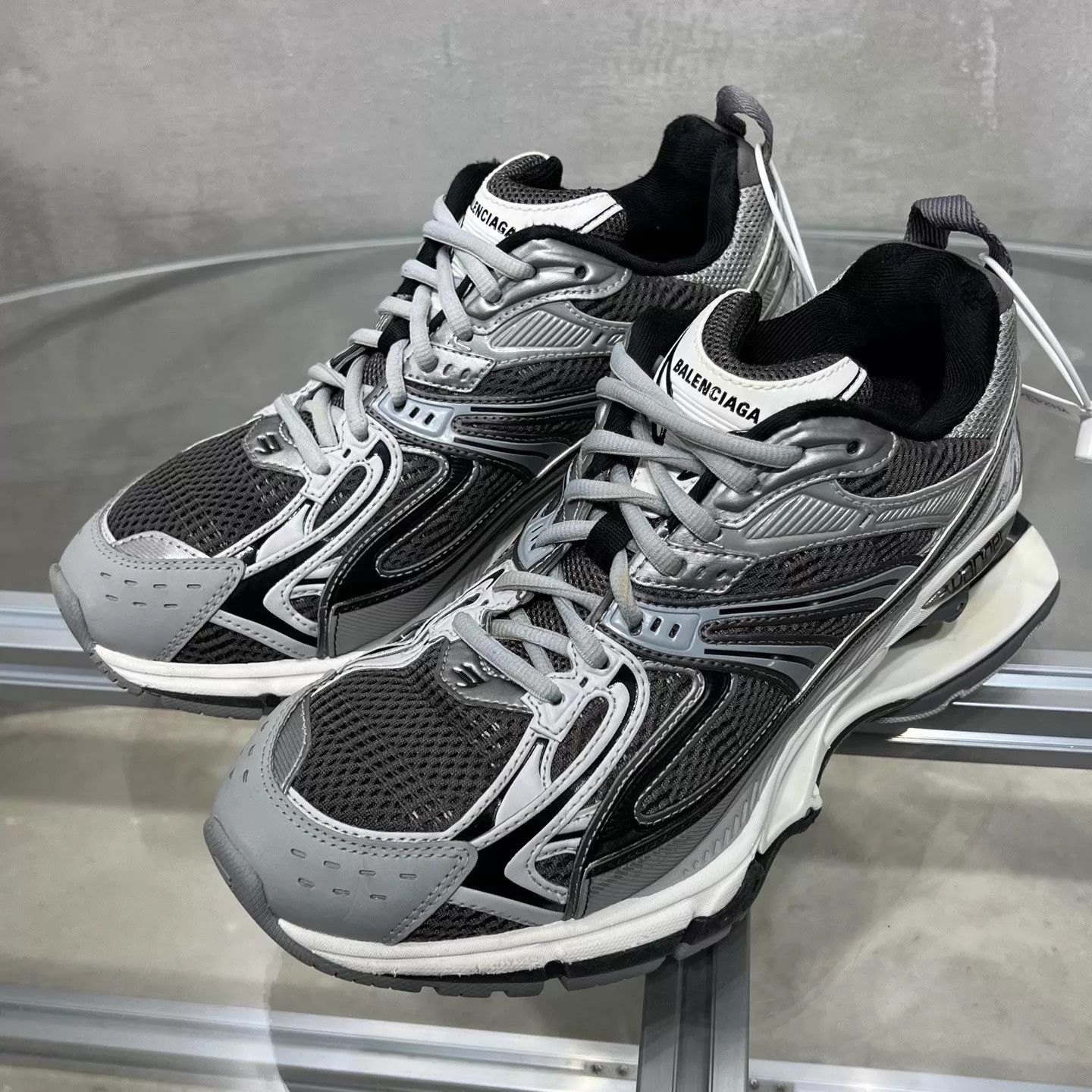 Balenciaga Balenciaga X-Pander Gray Mesh Sneaker 40 Size US 7 / EU 40 - 2 Thumbnail