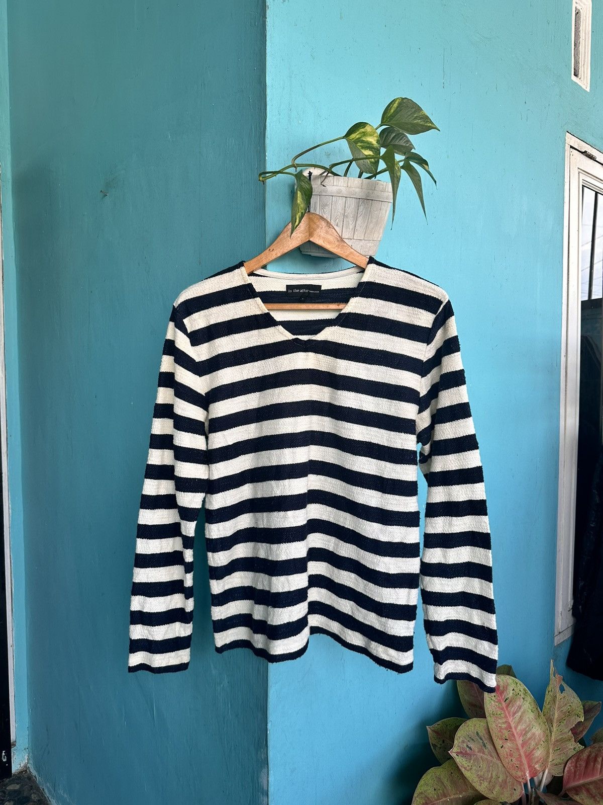 In The Attic In The Attic Homme Pattern Stripe Knit Size L / US 10 / IT 46 - 1 Thumbnail