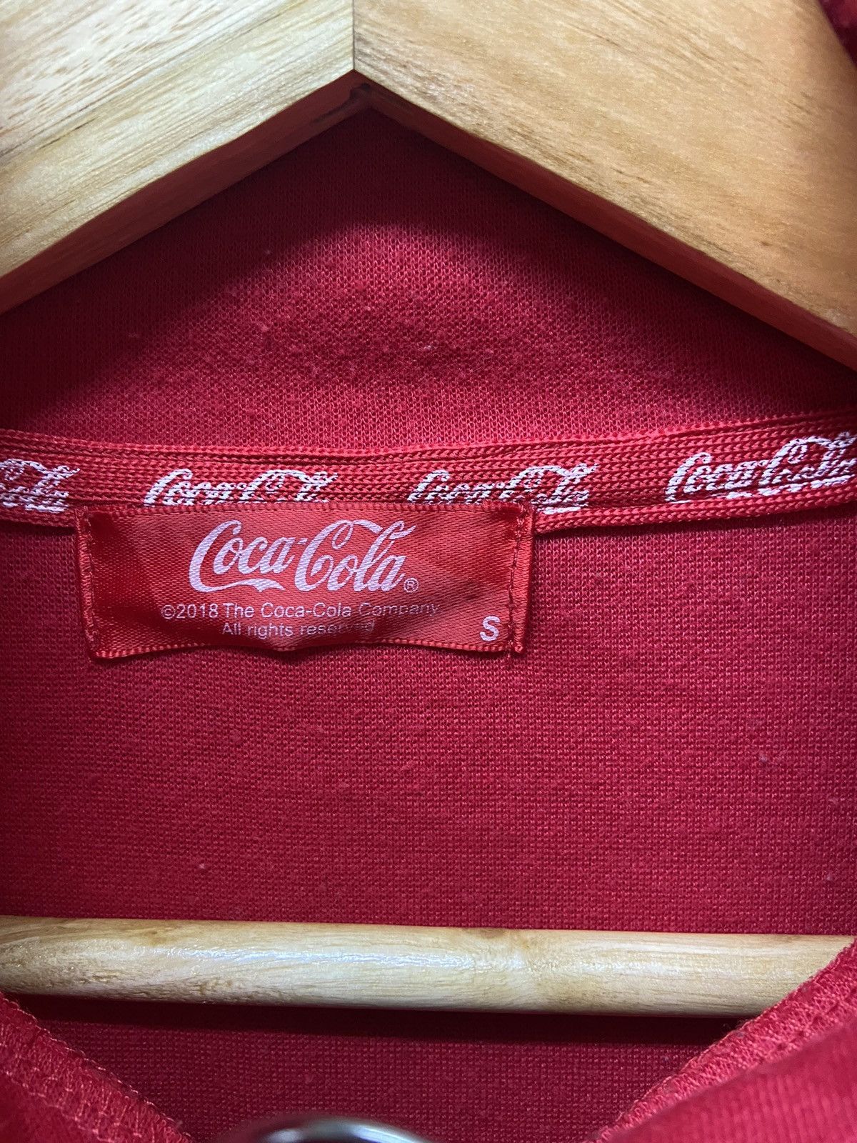 Coca Cola × Vintage Vintage Coca-cola Sweashirt HalfZip Size US S / EU 44-46 / 1 - 8 Thumbnail