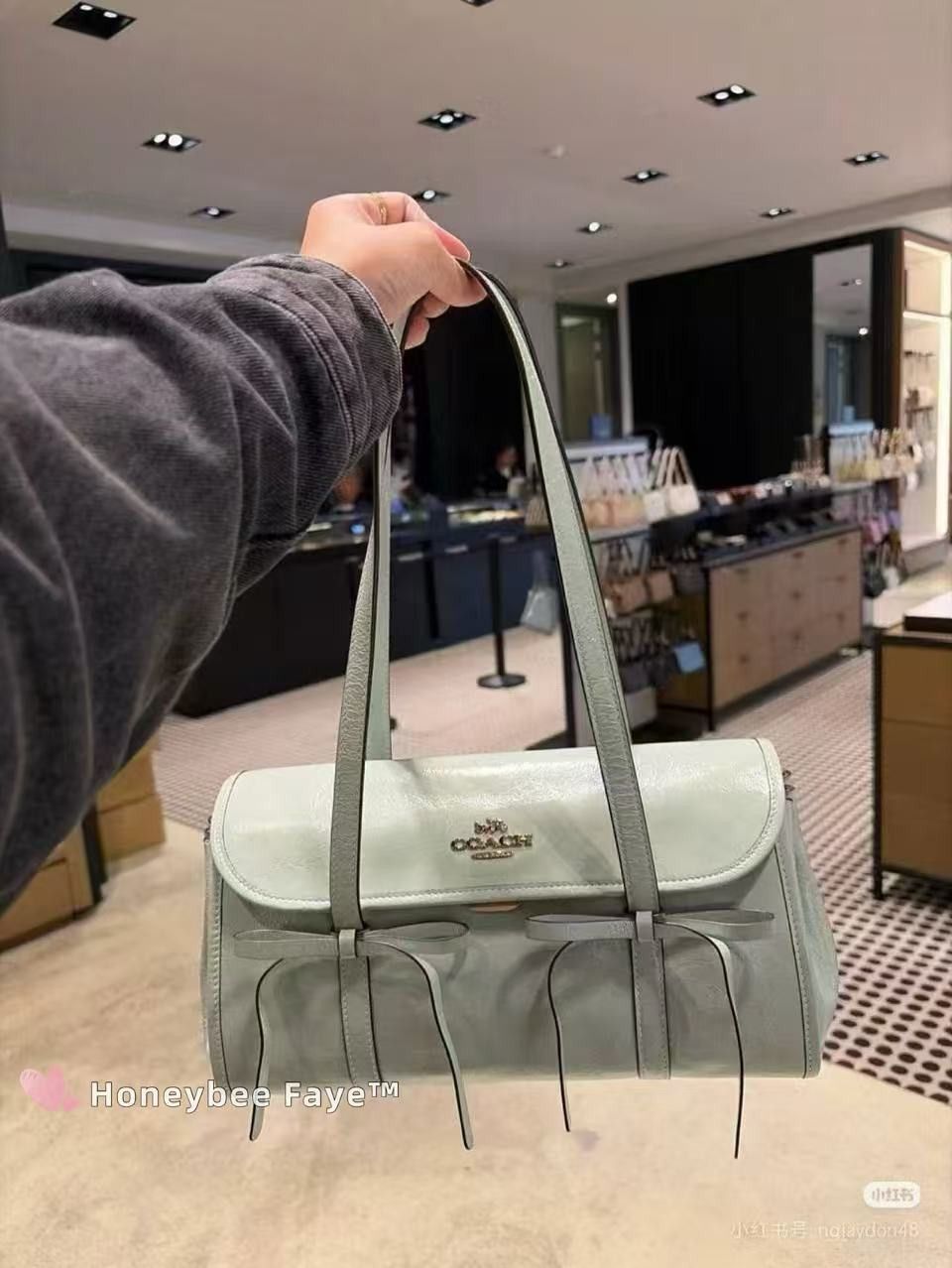 Coach Bridget Flap Shoulder Bag With Bows CDY94 Size ONE SIZE - 7 Thumbnail