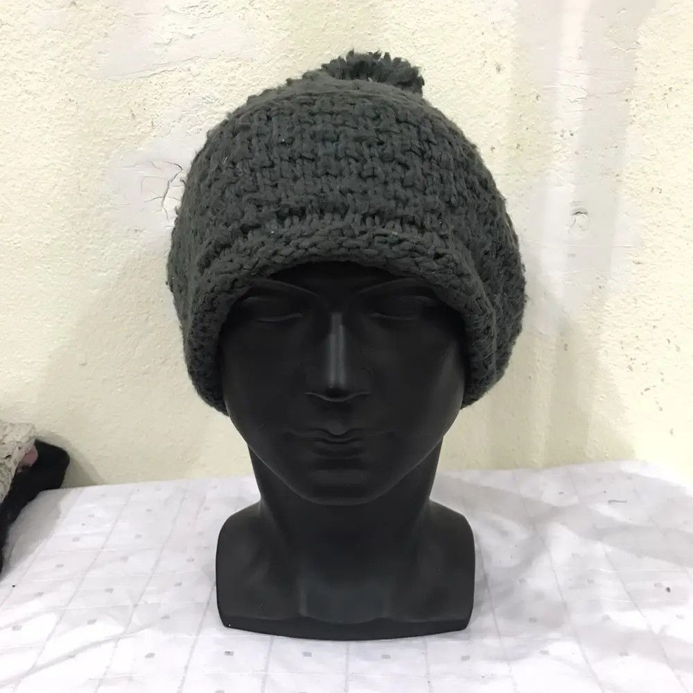 Gap × Vintage Gap Bobble Plain Design Beanie Hat Size ONE SIZE - 3 Thumbnail