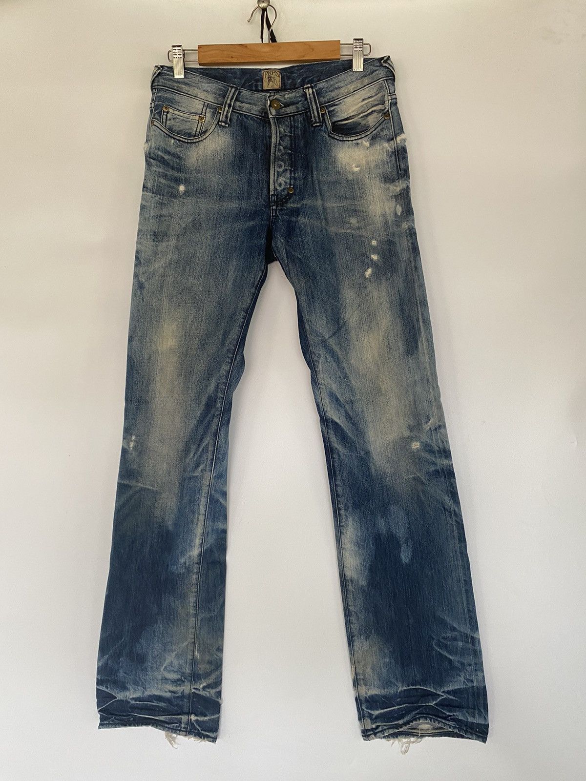 Japanese Brand × Prps Vintage PRPS Denim Jeans Distressed Japanese Style Pants Size US 30 / EU 46 - 1 Thumbnail