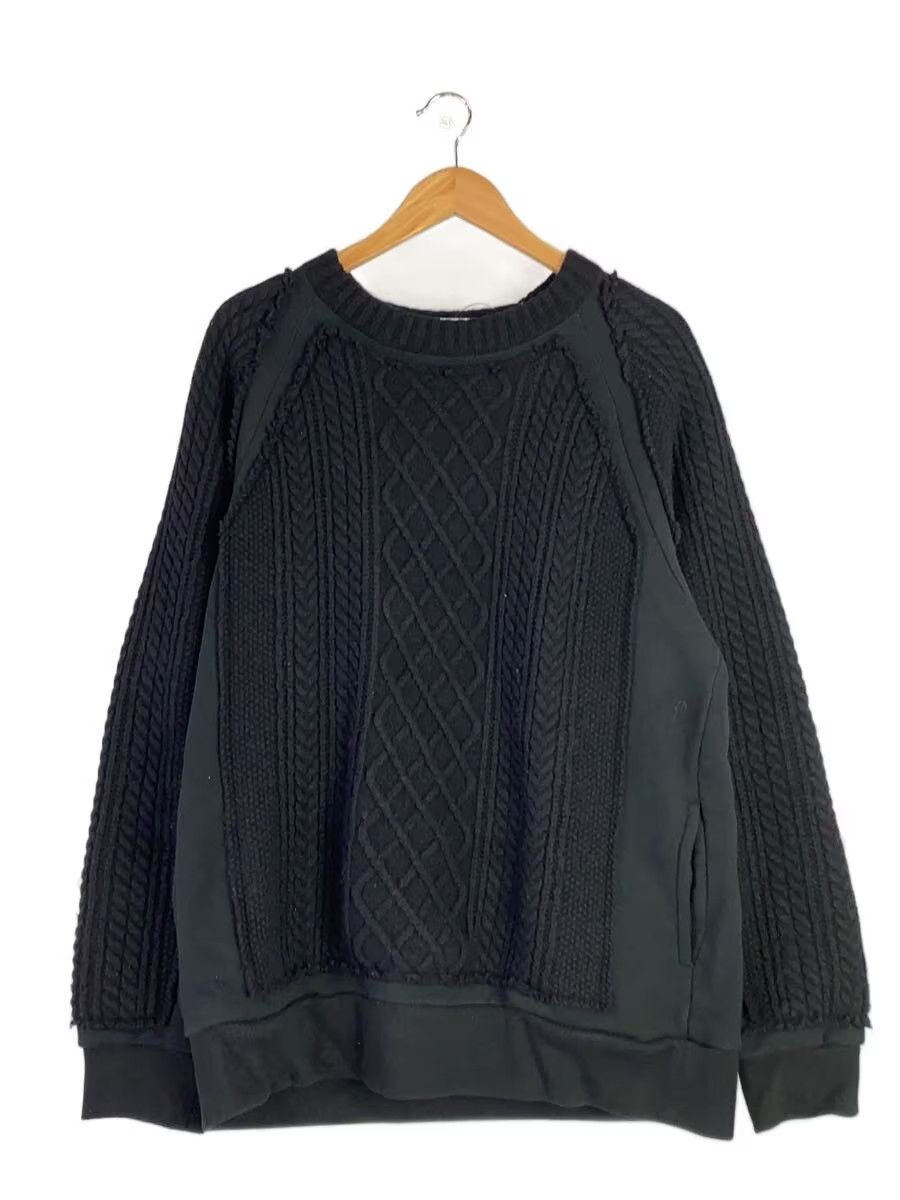 Undercover Reconstructed Hybrid Cable Knit Sweater Sweatshirt Size US XL / EU 56 / 4 - 1 Thumbnail
