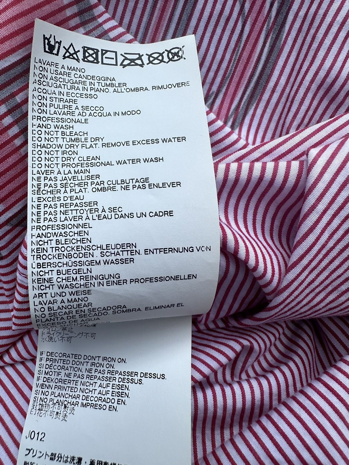 Maison Margiela Maison Margiela ss17 poem shirt sz40 Oversized small Size US XXS / EU 40 - 12 Thumbnail