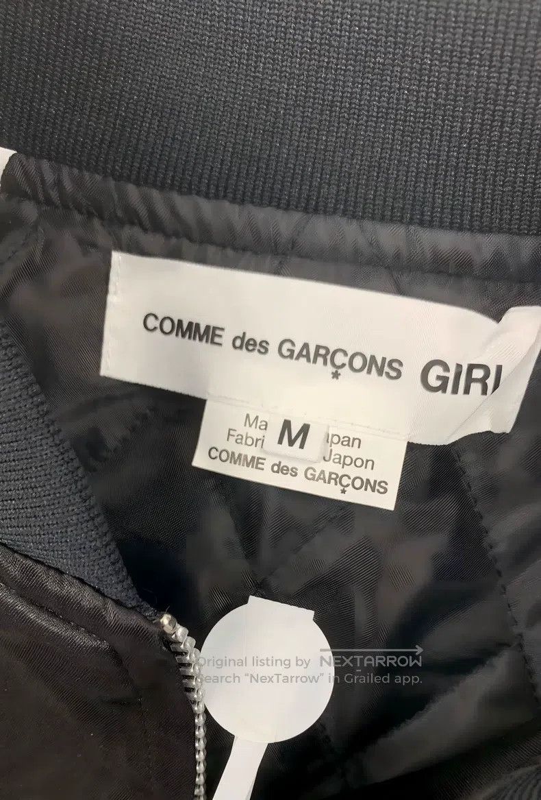 Comme des Garcons Comme des Garcons Bow Tie Detailing Satin Pilot Jacket Size M / US 6-8 / IT 42-44 - 3 Thumbnail
