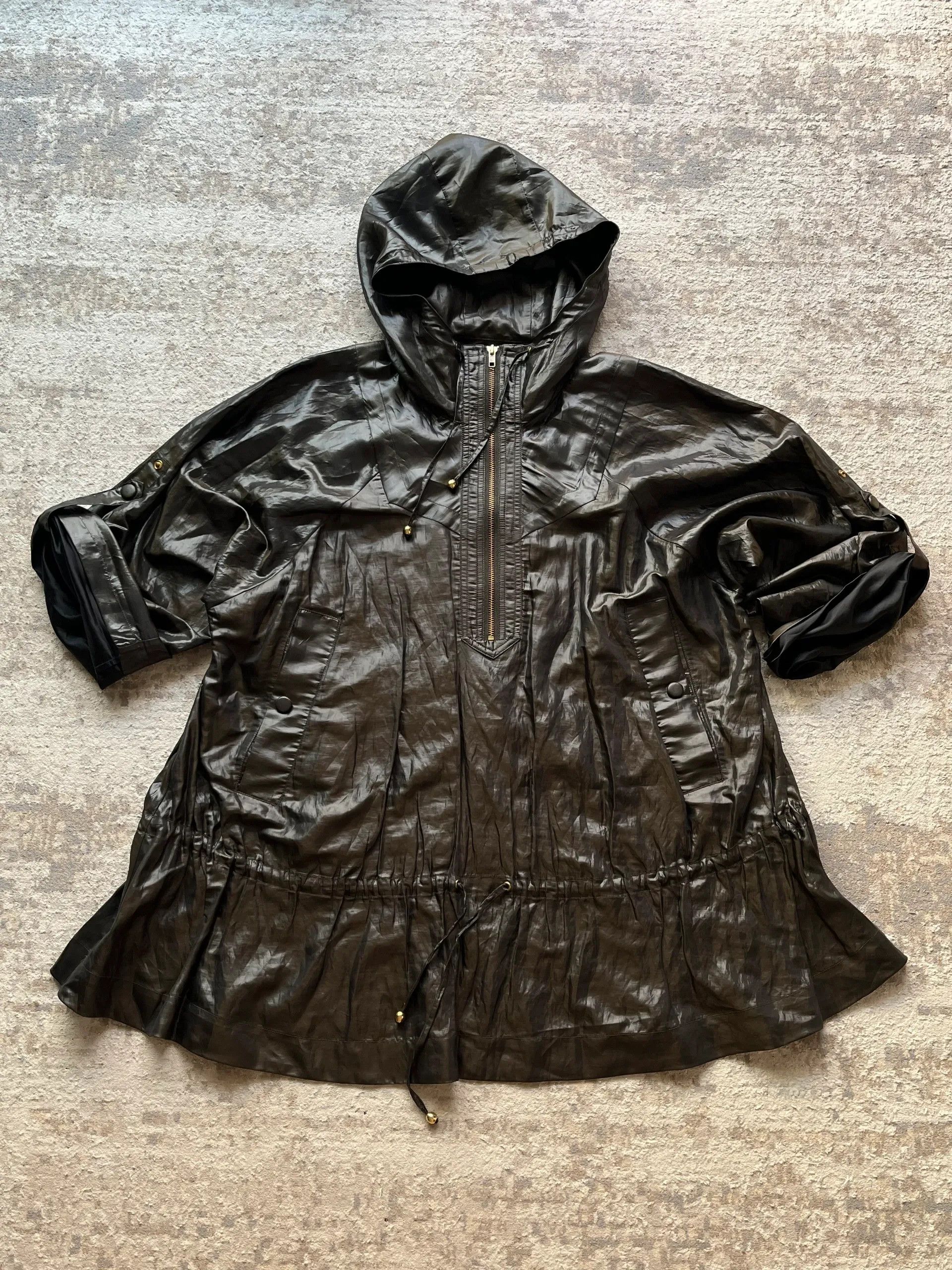 French Connection French Connection Sz M Windbreaker Jacket Rare Unique Hoodie Size M / US 6-8 / IT 42-44 - 2 Thumbnail