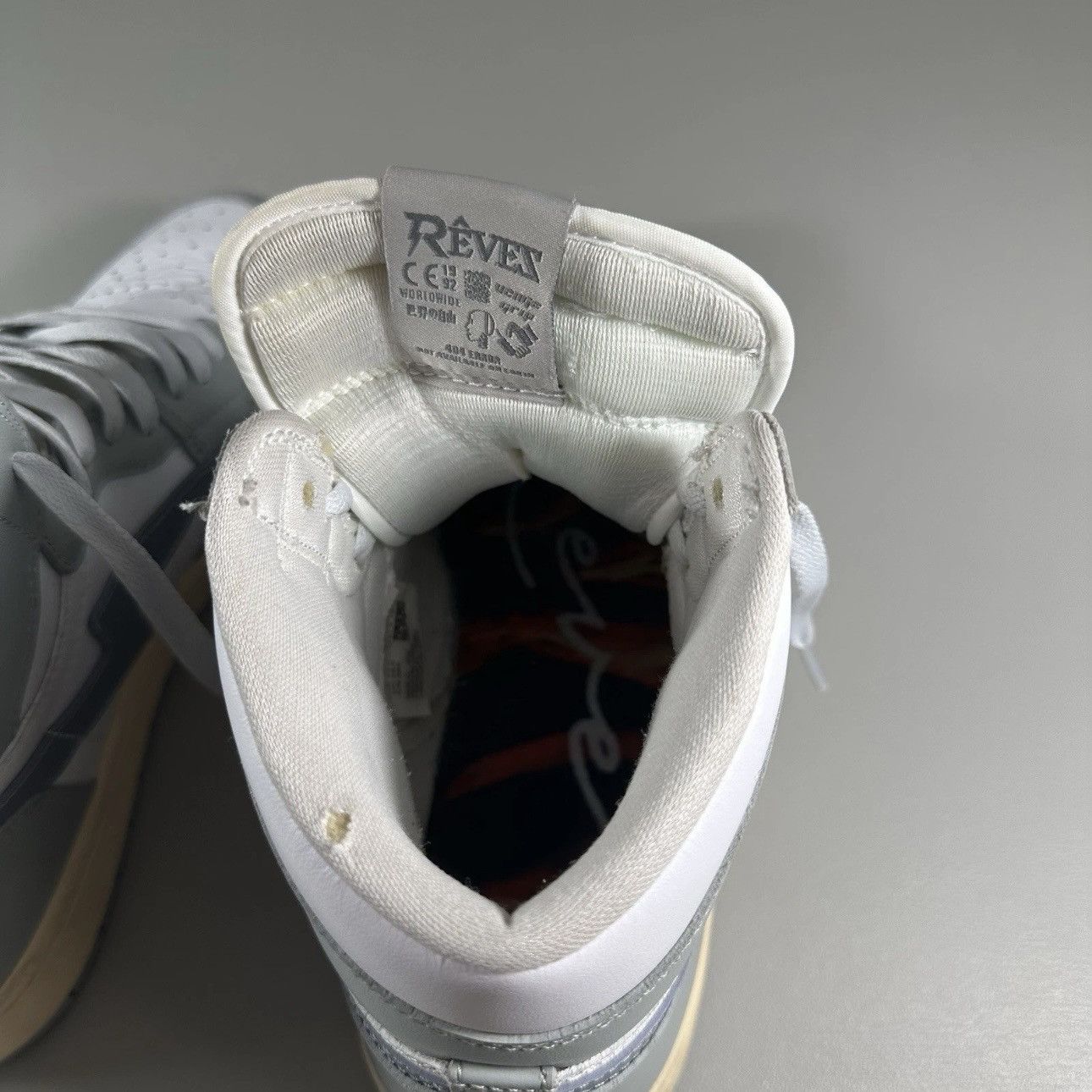 Reves Paris Rare Kool Kiy ‘85 Reves Paris Hi Cool Grey Sneakers Size US 10.5 / EU 43-44 - 12 Thumbnail