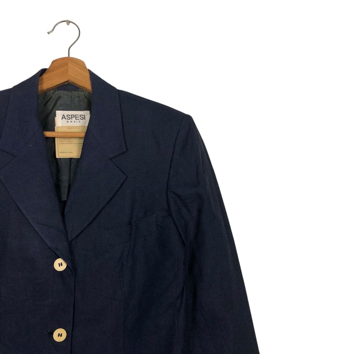 Aspesi 📌Luxury Coats Jacket Gold Button Aspesi Made in Italy Size US M / EU 48-50 / 2 - 7 Thumbnail