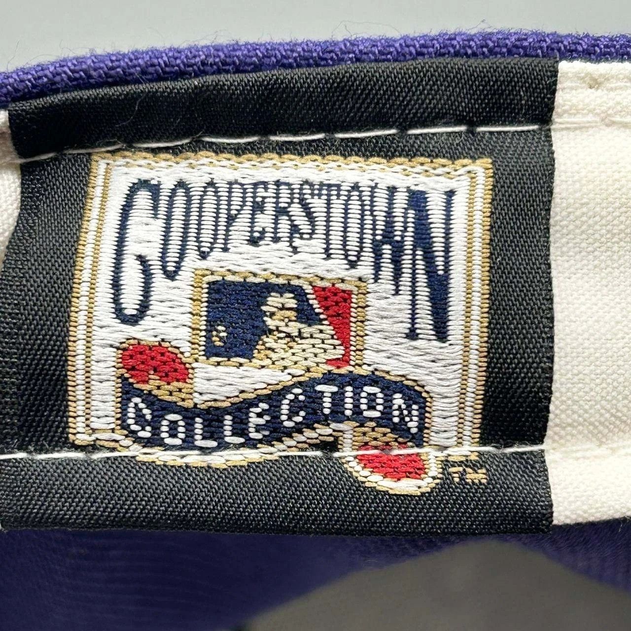 New Era Florida Marlins Hat Men 7 1/4 Purple Embroidered MLB Fitted Size ONE SIZE - 3 Thumbnail