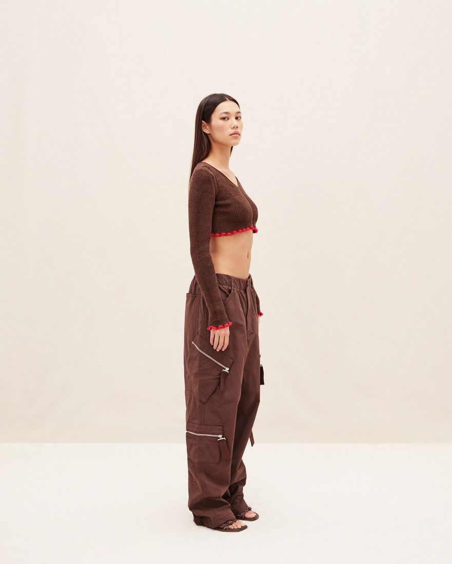 Jacquemus LA MAILLE SANTON CROP JACQUEMUS Size XS / US 0-2 / IT 36-38 - 16 Thumbnail