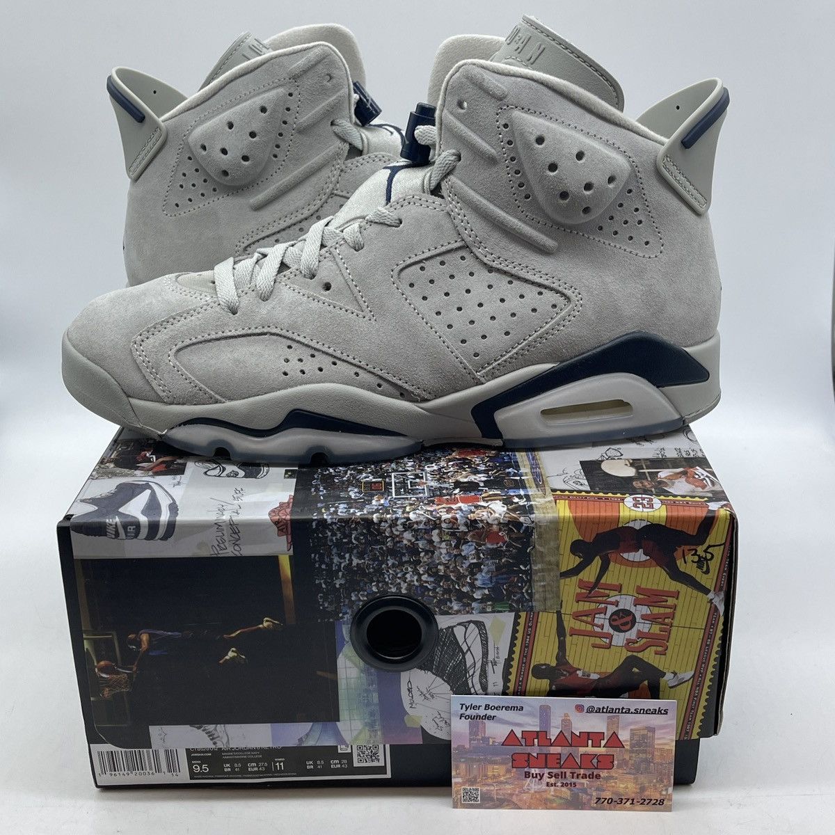 Jordan Brand Air Jordan 6 Georgetown Size US 9.5 / EU 42-43 - 1 Thumbnail