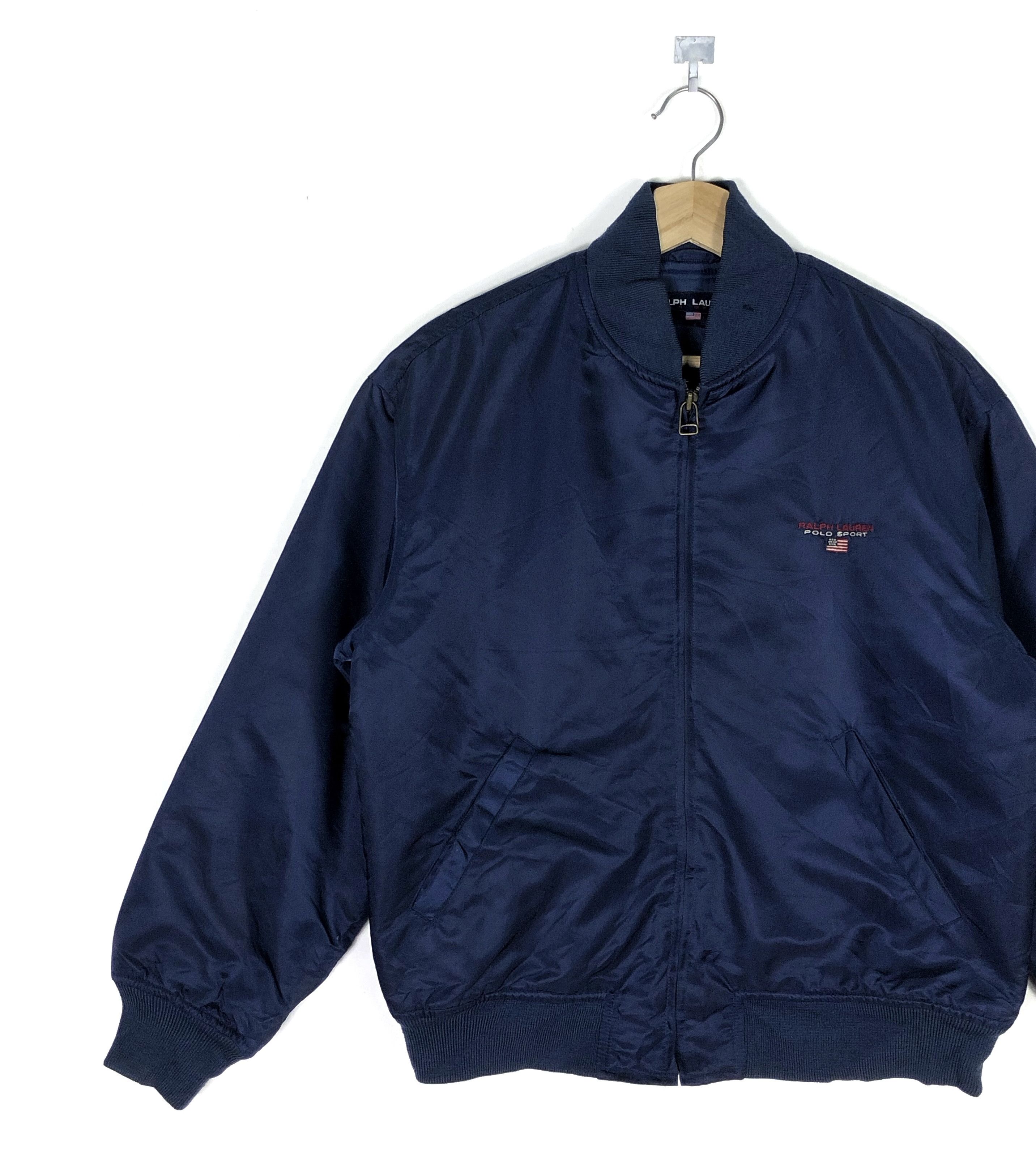 Ralph Lauren RARE🔥VINTAGE 90’S POLO SPORT RL USA BOMBER JACKET IN NAVY Size US S / EU 44-46 / 1 - 5 Thumbnail