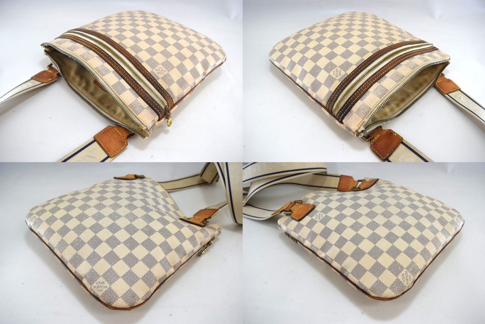 Louis Vuitton Louis Vuitton Pochette Bosphore Crossbody Azur N51112 Size ONE SIZE - 4 Thumbnail