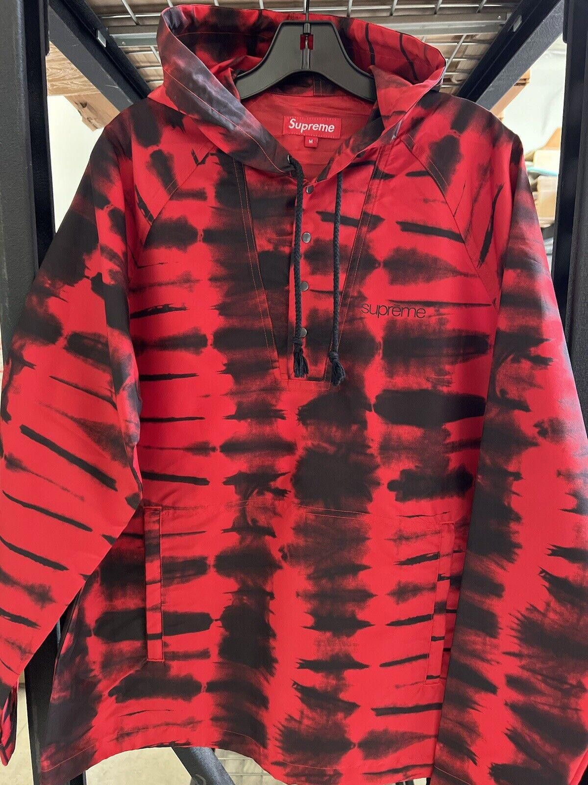 Supreme SS13 Supreme Tie Dye Anorak Pullover Red Size Medium 2013 Size US M / EU 48-50 / 2 - 2 Thumbnail