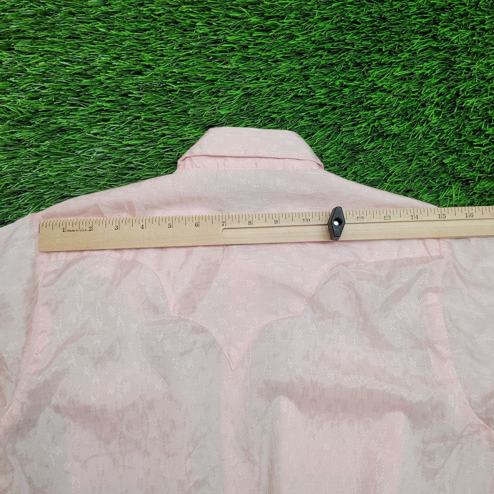 Rockmount Ranch Wear VTG 70s Rockmount Ranch Wear Pearl Snap Shirt M Jacquard USA Size US M / EU 48-50 / 2 - 12 Thumbnail