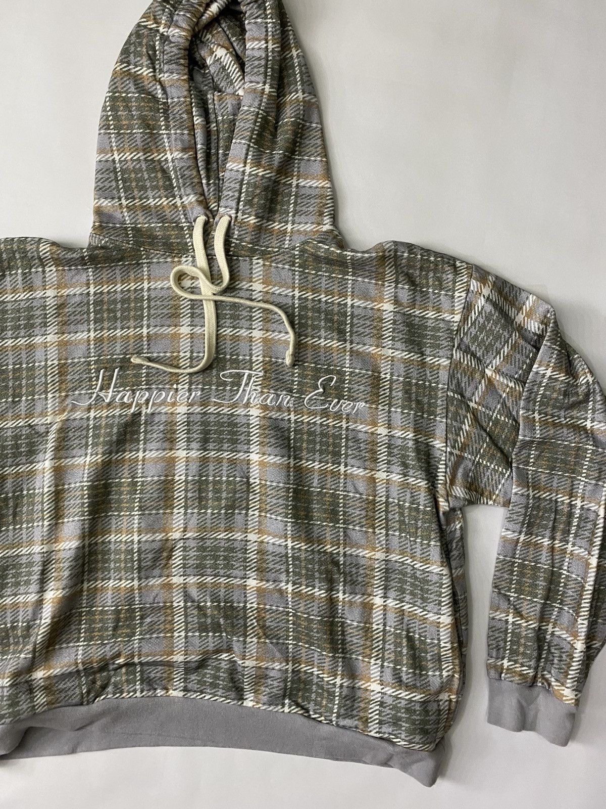 Band Tees HAPPIER THAN EVER PLAID HOODIE. Size US S / EU 44-46 / 1 - 2 Thumbnail