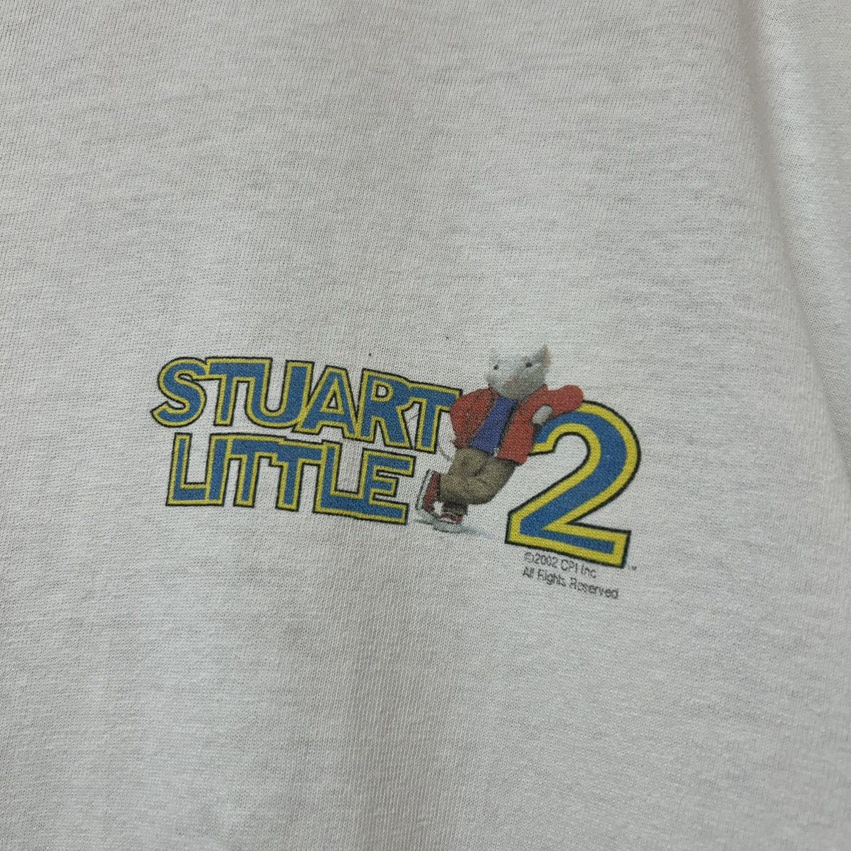 Vintage Vintage 2002 Stuart Little 2 Movie Promo Graphic T Shirt Size US XL / EU 56 / 4 - 12 Thumbnail