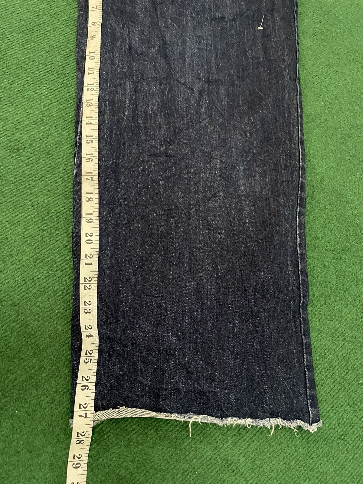 If Six Was Nine × Japanese Brand Japanese GU Baggy Wide Leg Jeans Size US 30 / EU 46 - 9 Thumbnail