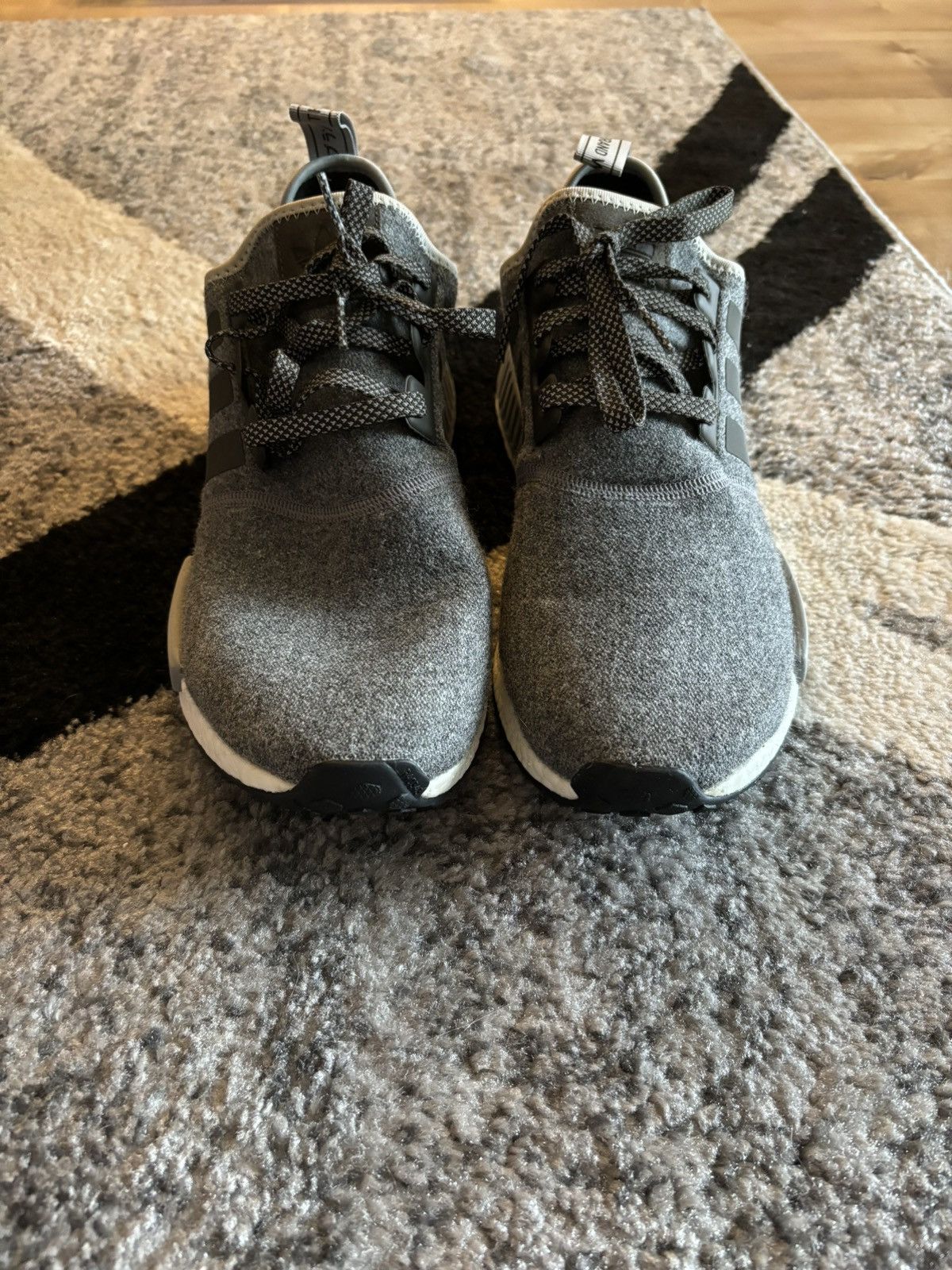 Adidas Adidas NMD R1 Grey Wool Size US 10.5 / EU 43-44 - 3 Thumbnail