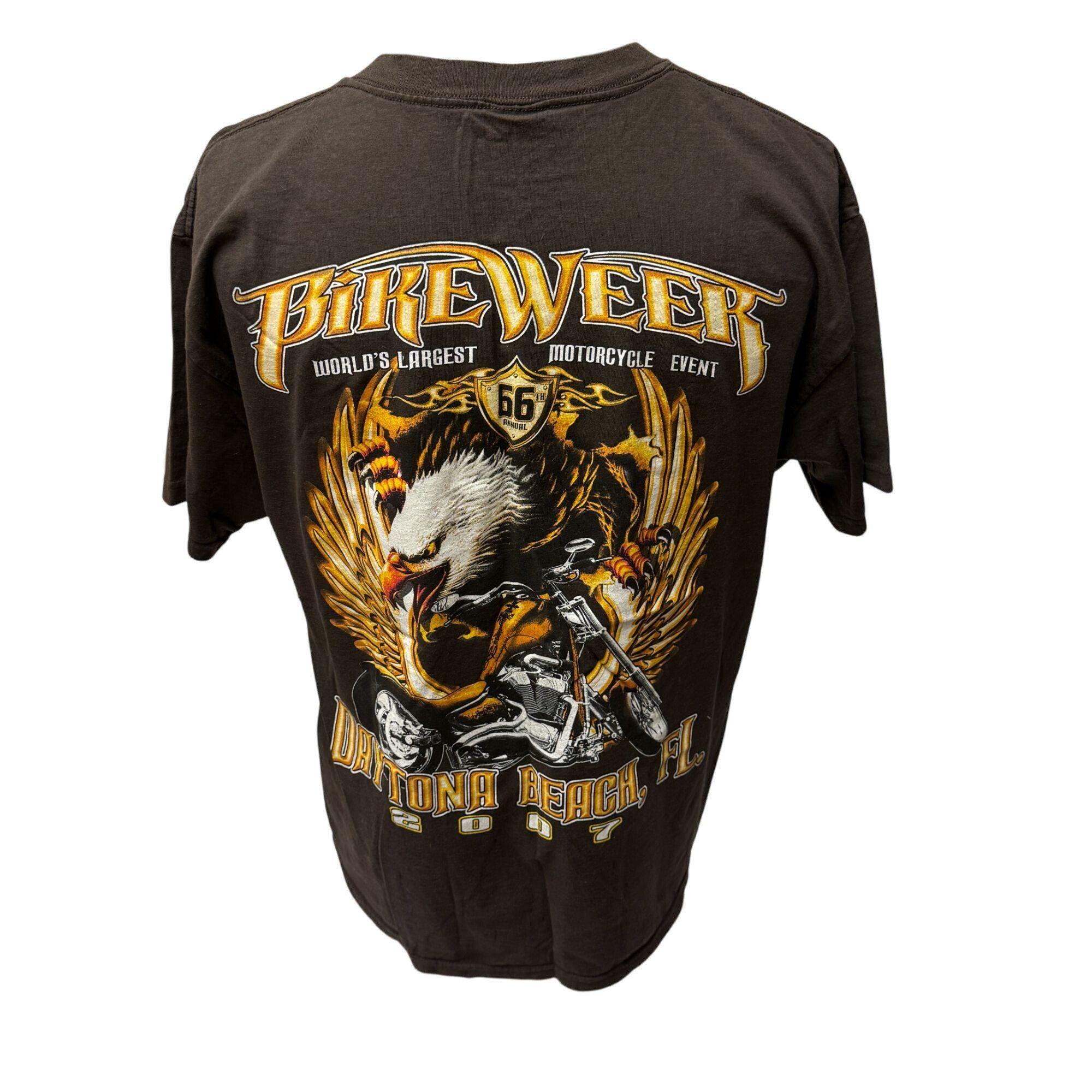 Delta GOLD WINGED EAGLE Motorcycle BIKE WEEK Daytona FL T Shirt Size US L / EU 52-54 / 3 - 4 Thumbnail