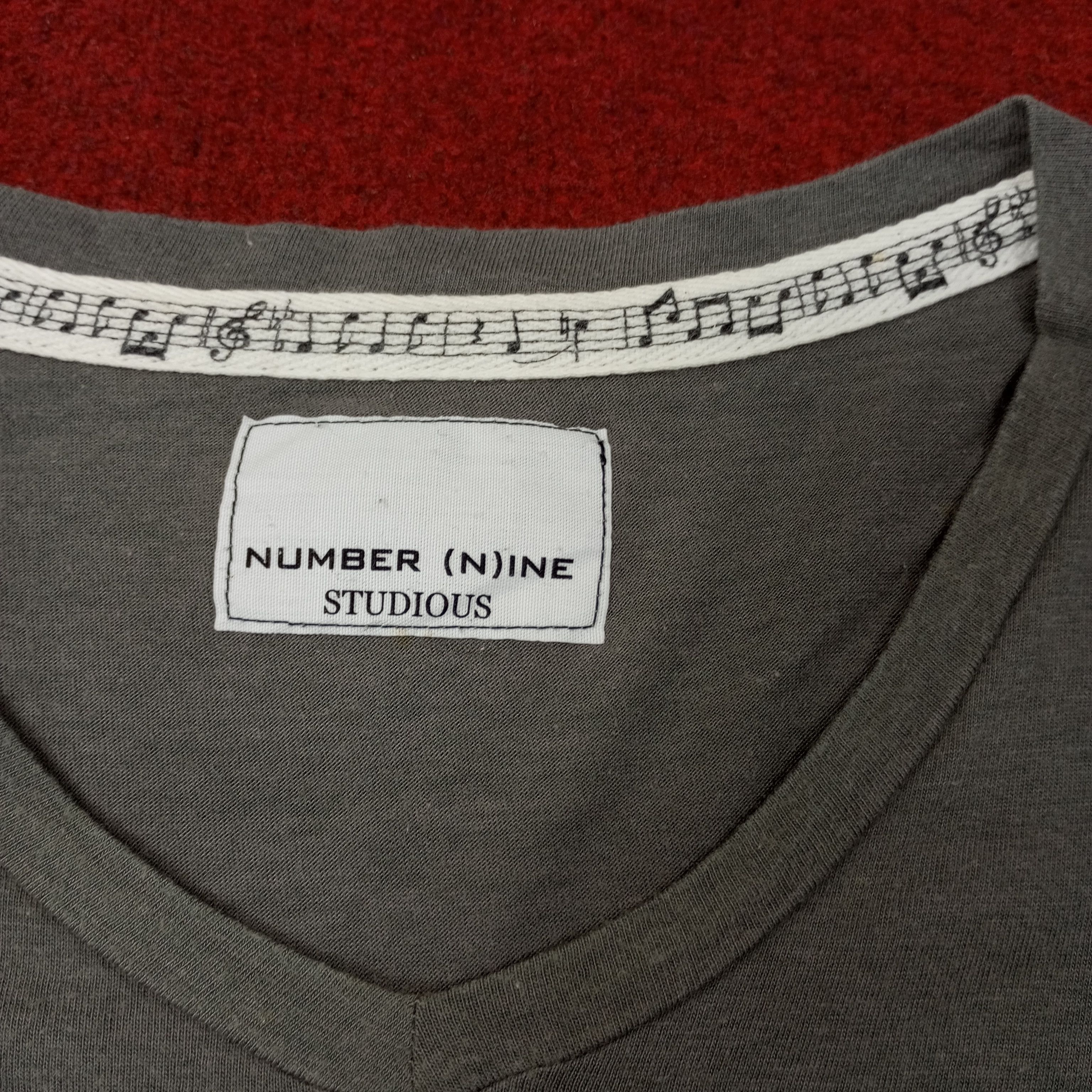 Number (N)ine Number Nine Studious Japanese Brand Custom Tshirt c223n61 Size US M / EU 48-50 / 2 - 3 Thumbnail