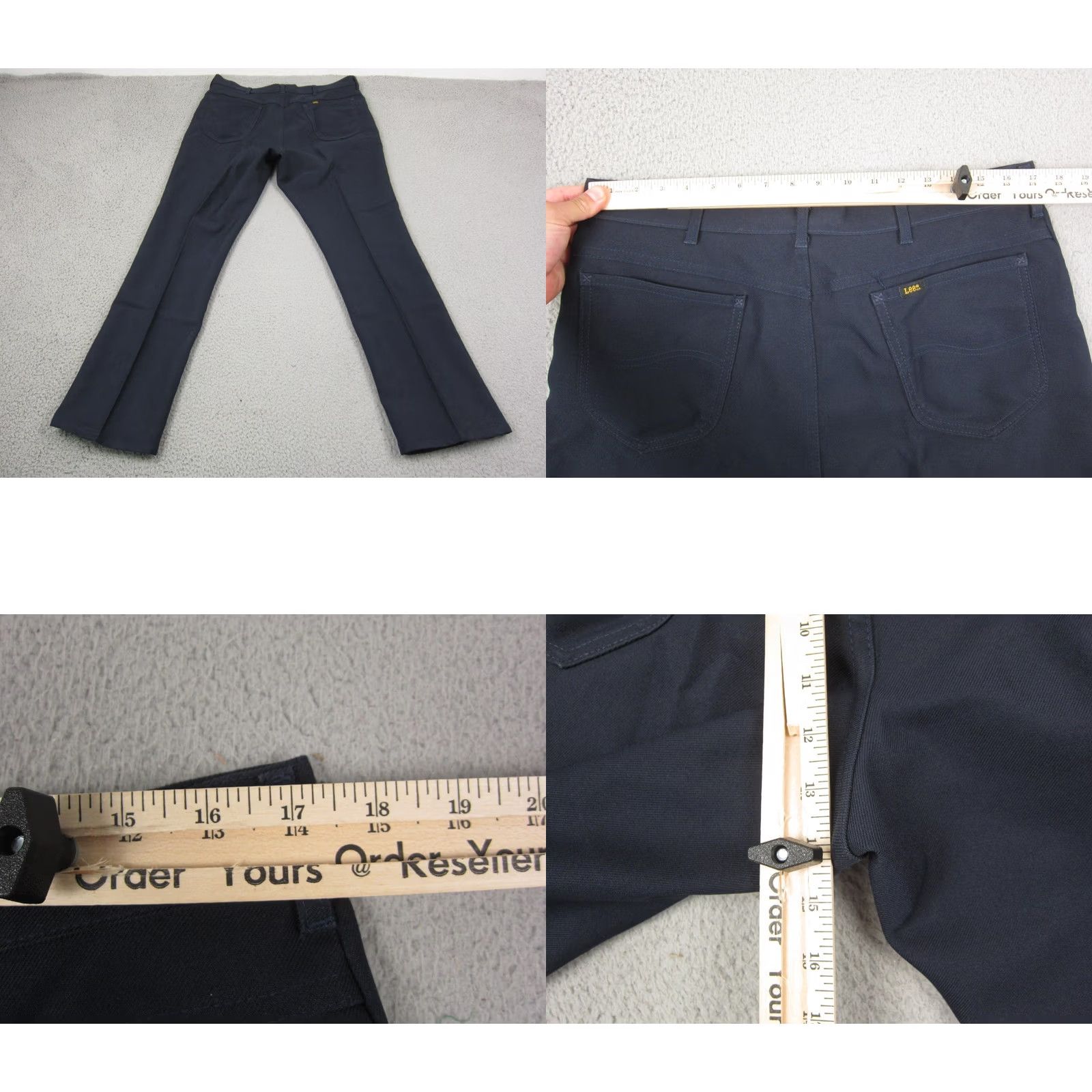 Lee VINTAGE Lee Jeans Mens 38W x 32L Blue 80s Straight Adult Pants Disco Leisure Jeans Size US 38 / EU 54 - 9 Thumbnail