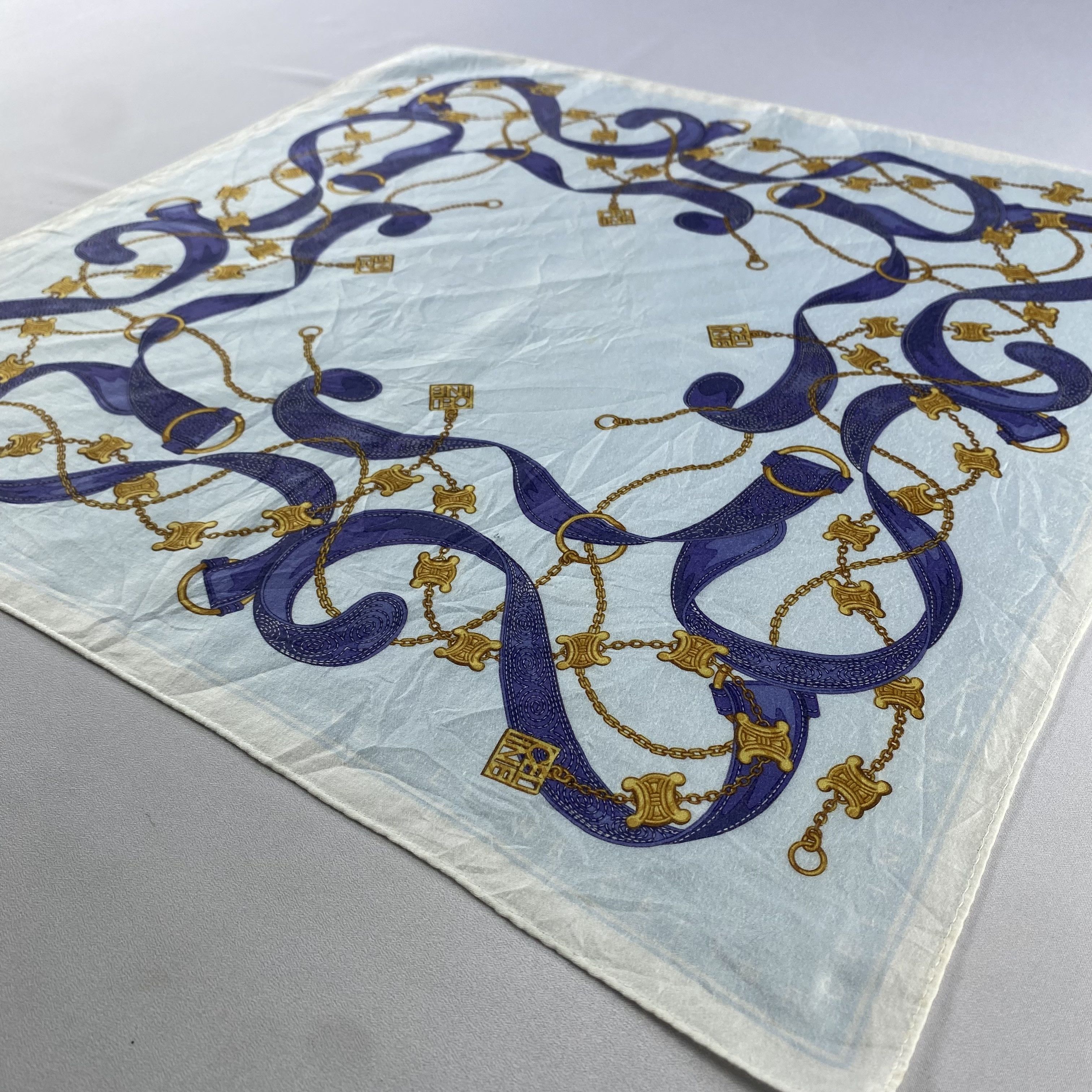 Celine × Vintage Celine Bandana/ Handkerchief / Neckerchief Size ONE SIZE - 4 Thumbnail