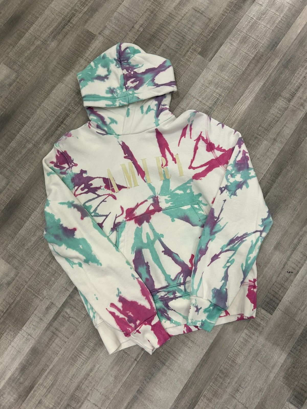 Amiri Tie Dye Core Logo Hoodie