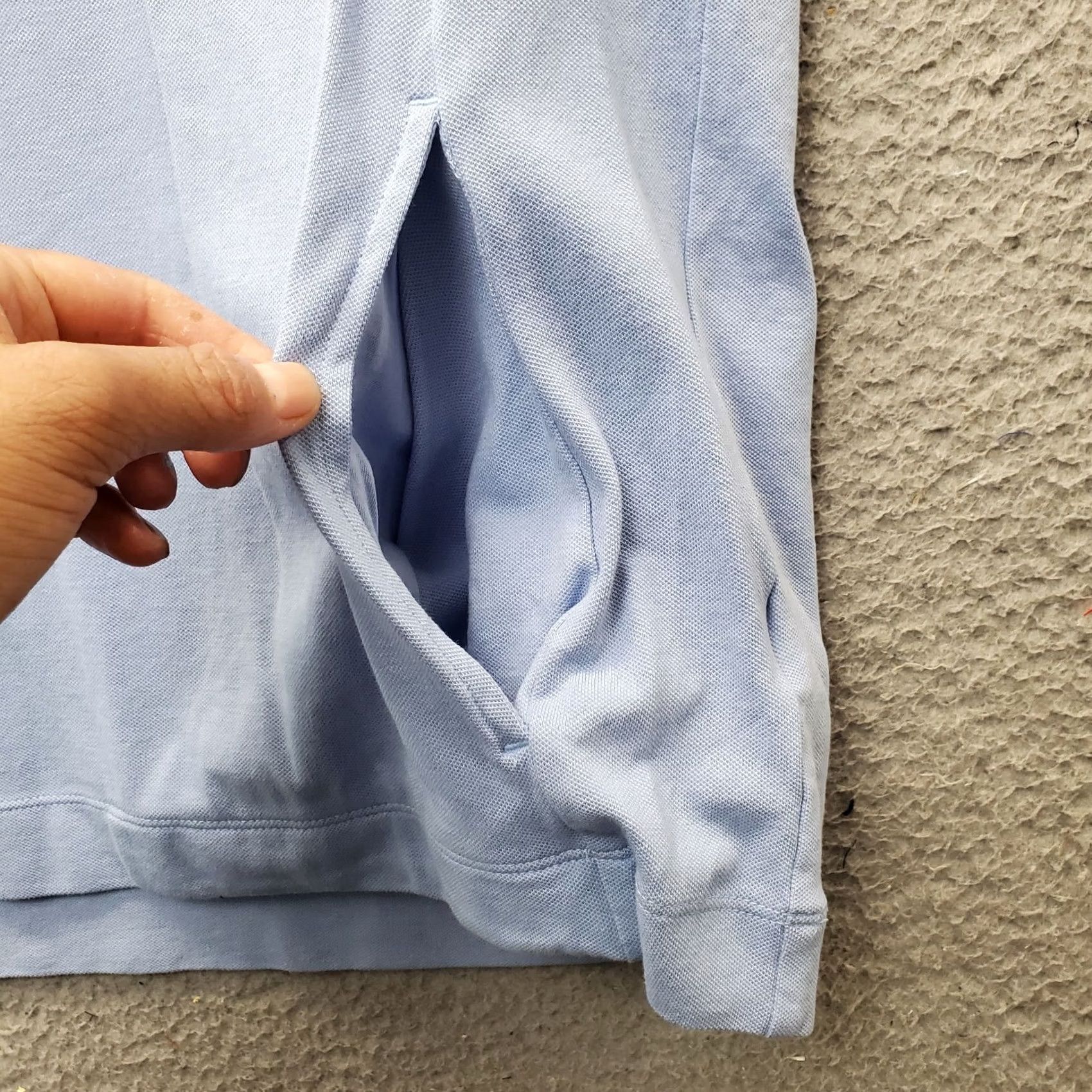 Van Heusen Van Heusen Activewear Shirt Mens 2XL Blue Cotton Regular Fit Stretch 1/4 Zip Size US XXL / EU 58 / 5 - 5 Thumbnail