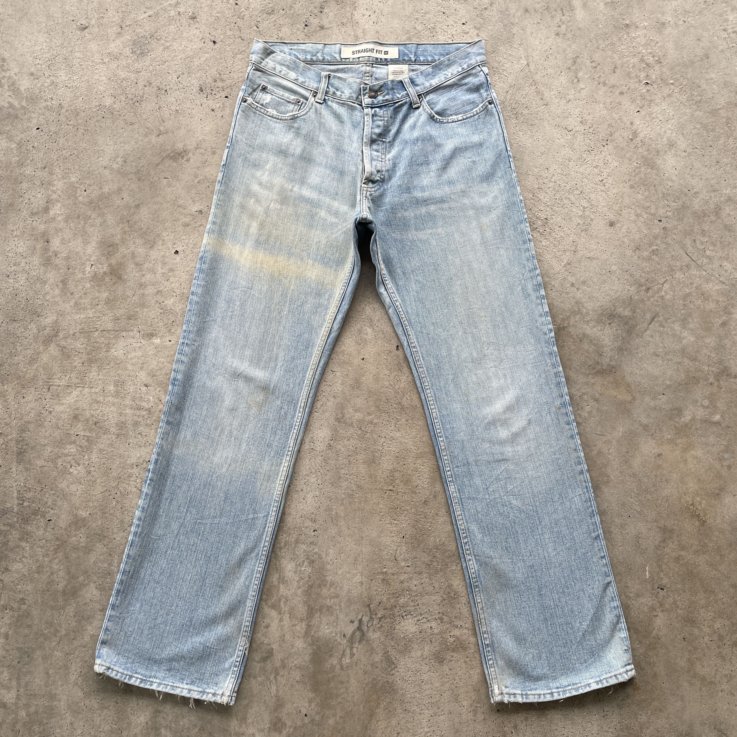 Gap × Jean W32x31.5💥 Vintage 1969 Gap Denim Faded Jeans Pants Size US 32 / EU 48 - 2 Thumbnail