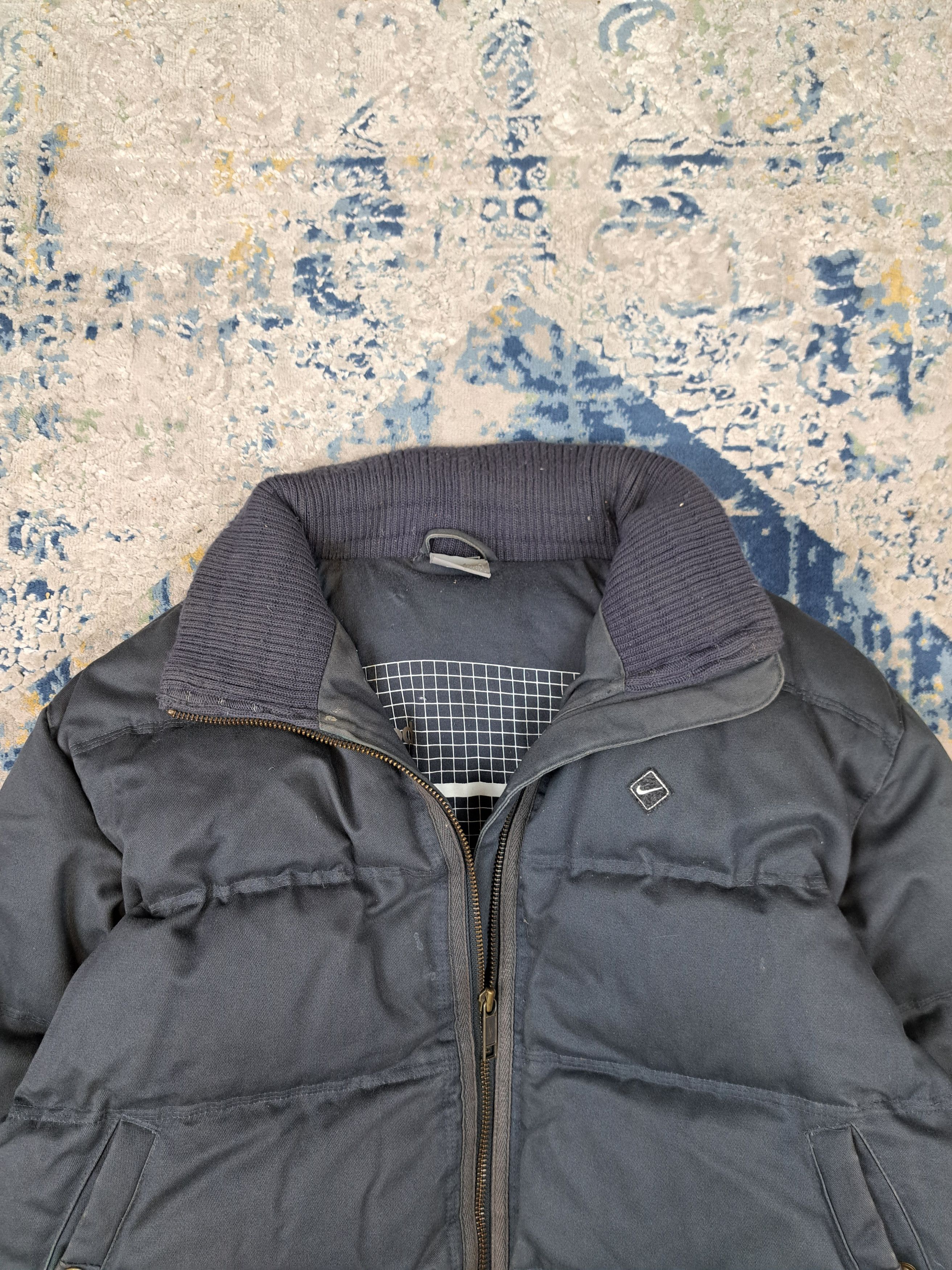 Nike Nike Puffer Bomber Jacket Cropped Japanese Avant Garde Size L / US 10 / IT 46 - 2 Thumbnail