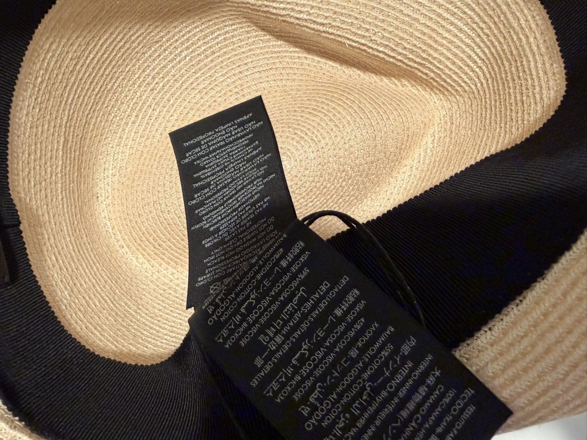 Saint Laurent Paris Saint Laurent straw hat. 60/XL. $895 Size ONE SIZE - 7 Thumbnail