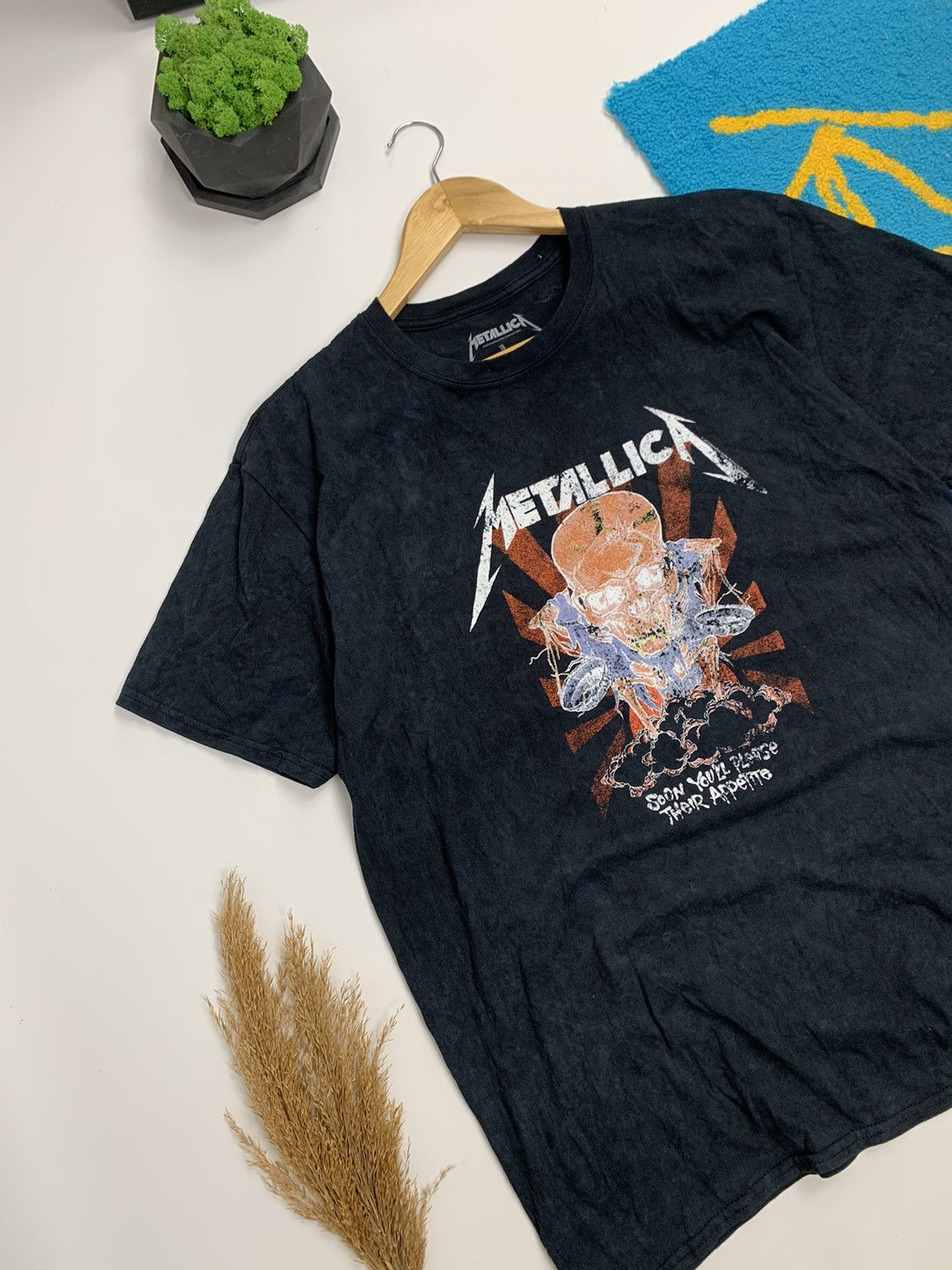 Band Tees × Metallica × Vintage Vintage Metallica Soon You’ll Please Their Appetite Tie-Dye Size US L / EU 52-54 / 3 - 6 Thumbnail