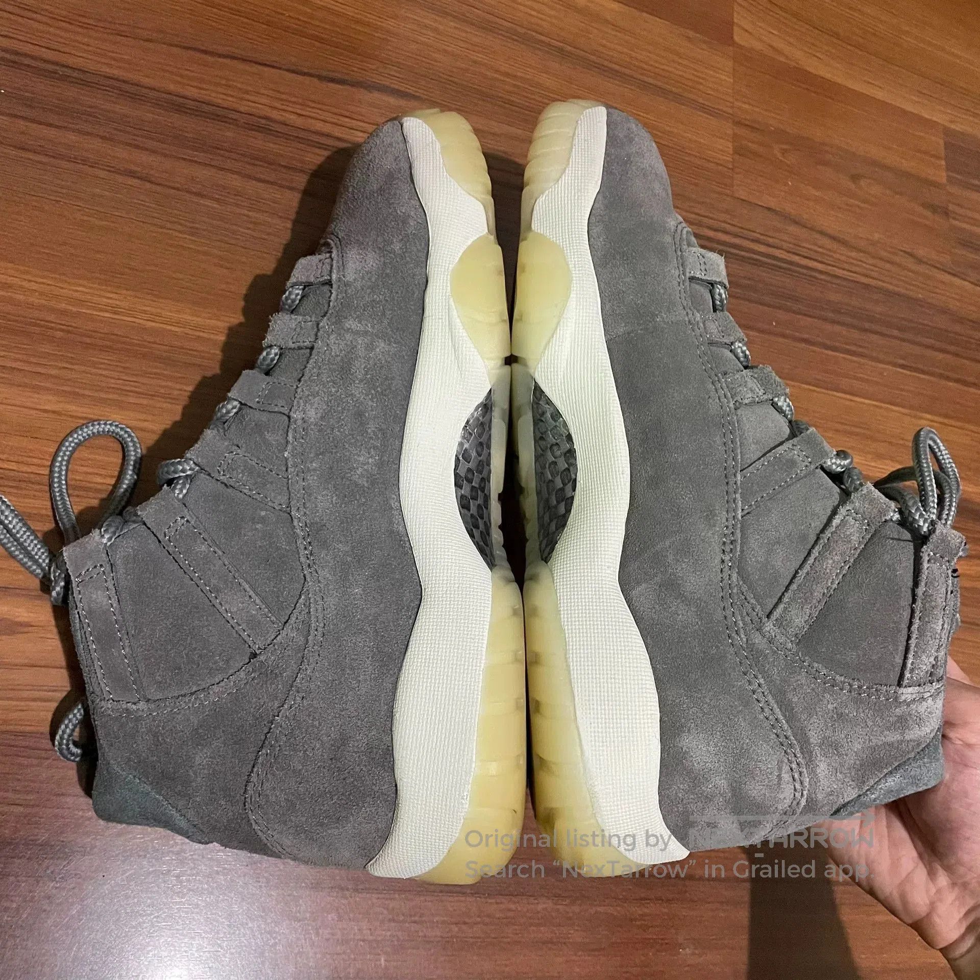 Jordan Brand Air Jordan 11 Gray Suede EDC. Size US 8 / EU 41 - 2 Thumbnail
