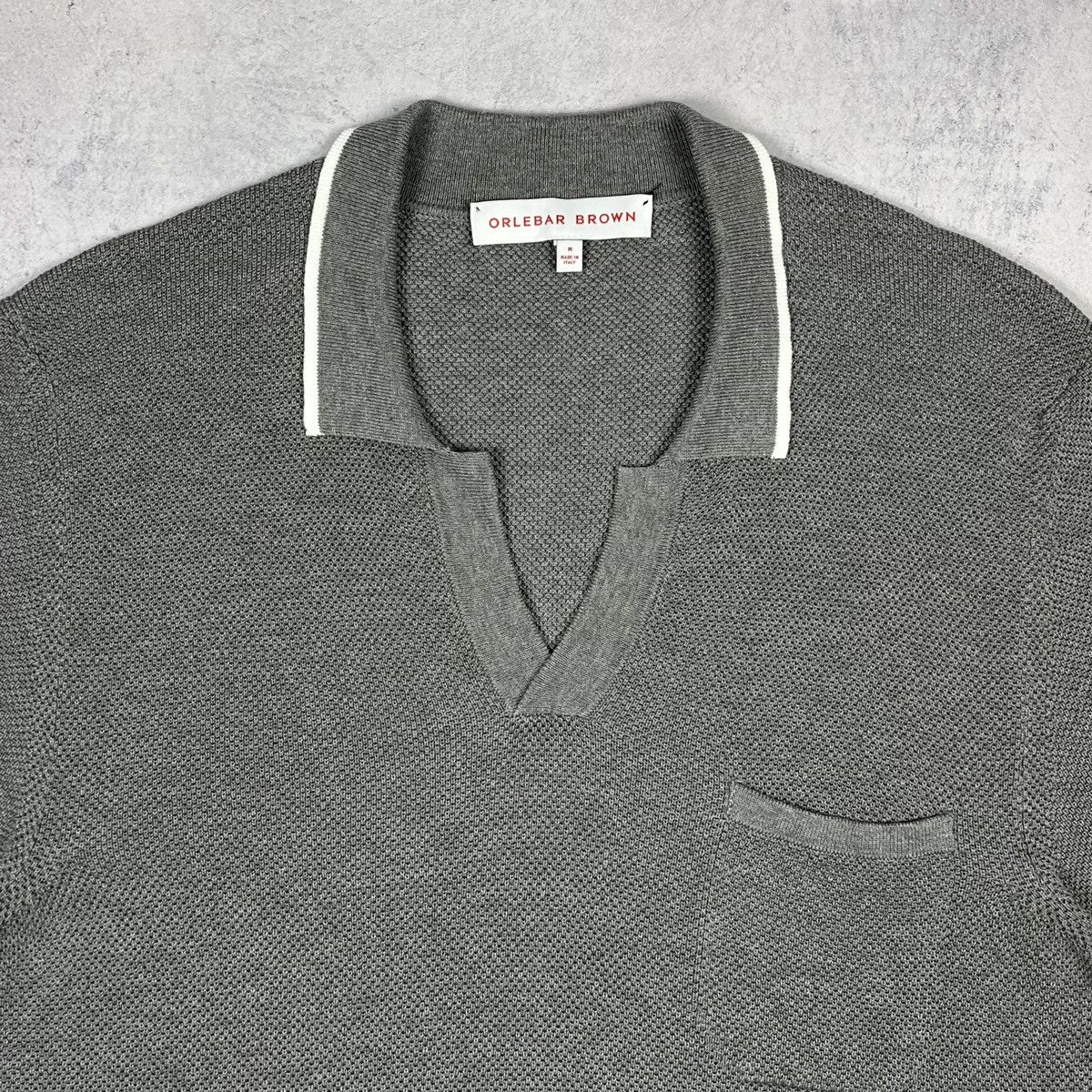 Orlebar Brown Luxury Orlebar Brown knit polo tee Size US M / EU 48-50 / 2 - 3 Thumbnail