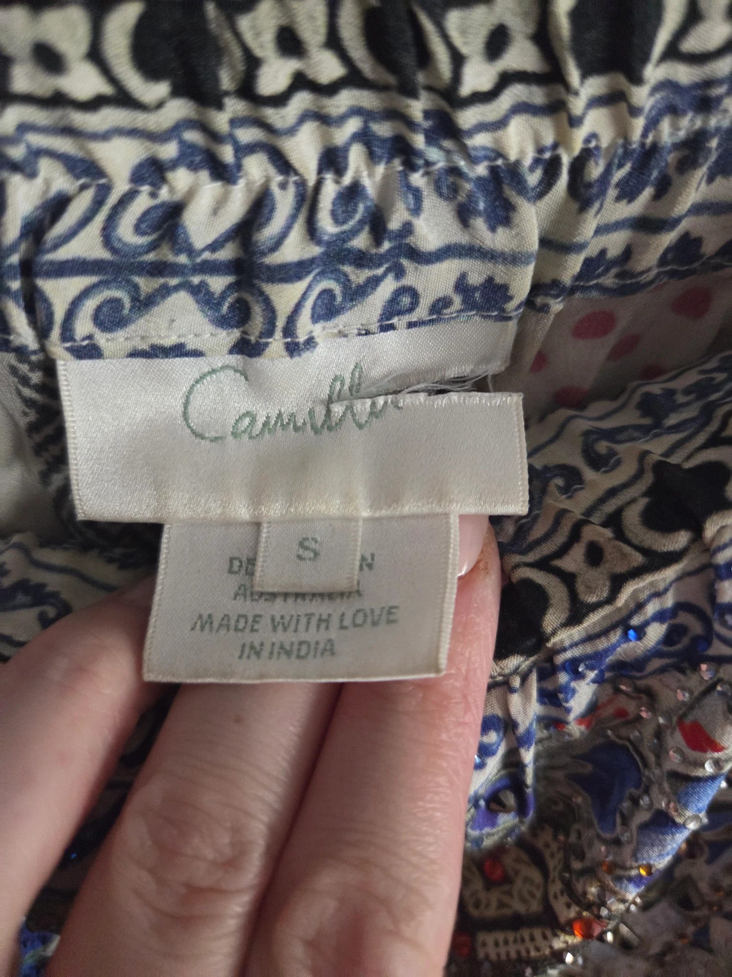CAMILLA Camilla Size S Strapless Maxi Caftan Dress Vibrant Abstract Print Size S / US 4 / IT 40 - 2 Thumbnail