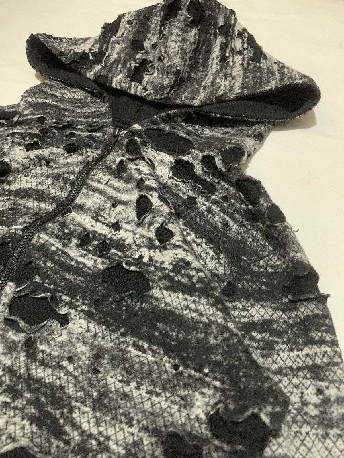 Japanese Brand Snake Skin Distressed Kapital Balenciaga Style Hoodie Size US M / EU 48-50 / 2 - 7 Thumbnail