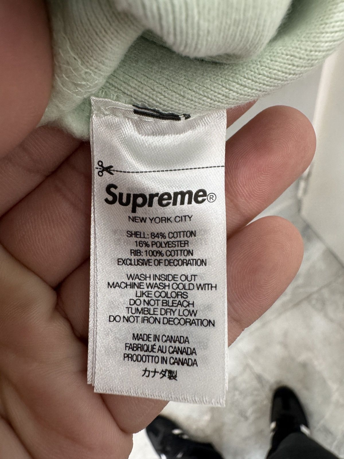 Supreme Supreme Mint Box Logo Hoodie Size US S / EU 44-46 / 1 - 7 Thumbnail