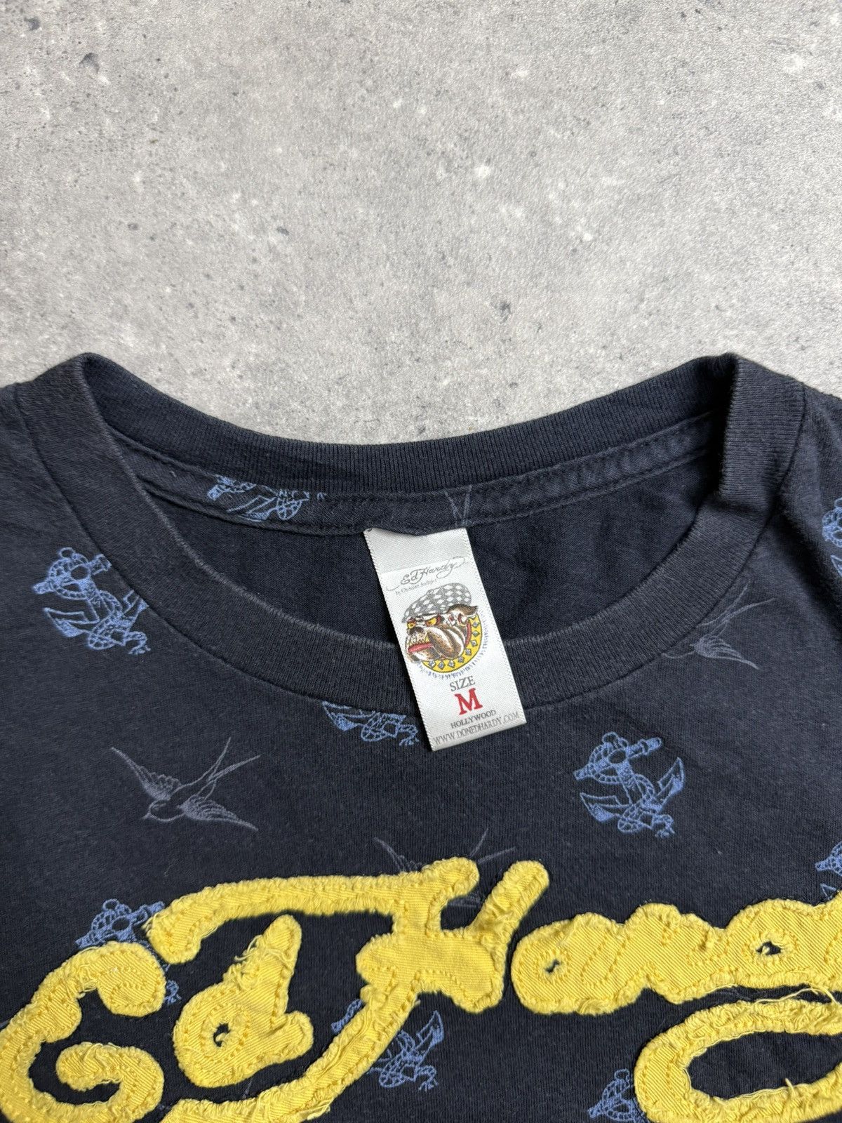 Ed Hardy Y2K Ed Hardy Skull Snake Eagle Print Tee Blue Size M Size US M / EU 48-50 / 2 - 4 Thumbnail