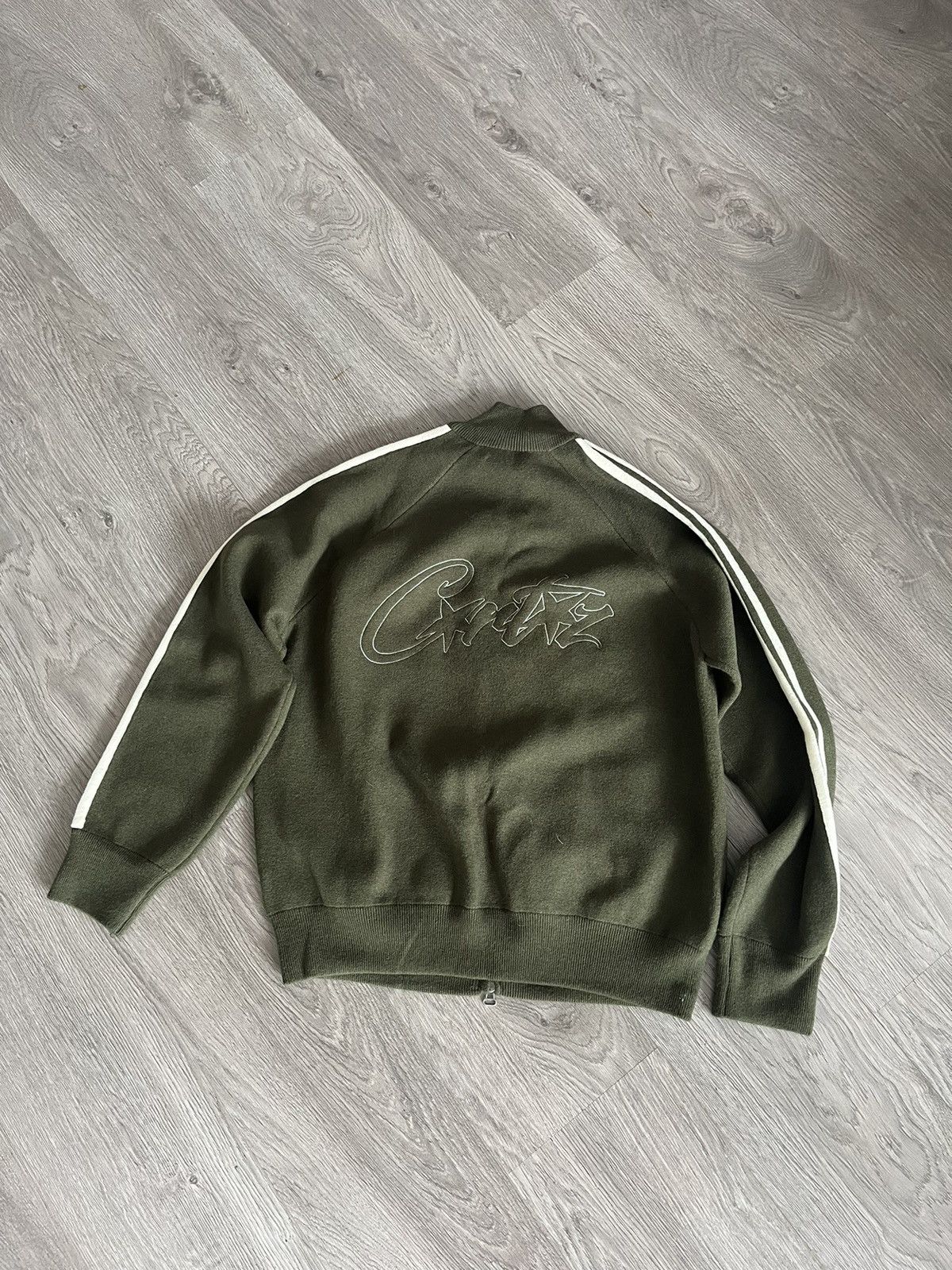 Corteiz Khaki Corteiz Fleece Zip-Up Size US M / EU 48-50 / 2 - 2 Thumbnail