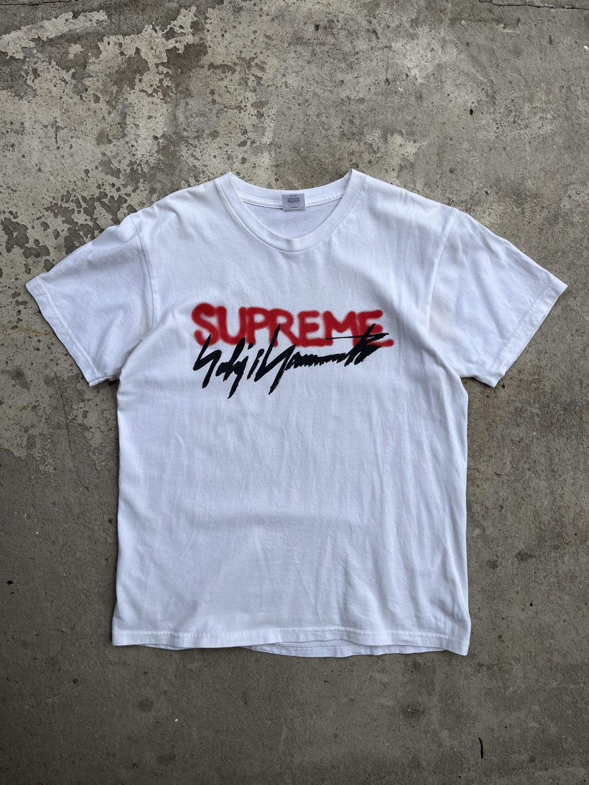 Supreme FW20 Supreme x Yohji Yamamoto Big Logo T-shirt Tee Size US M / EU 48-50 / 2 - 1 Thumbnail