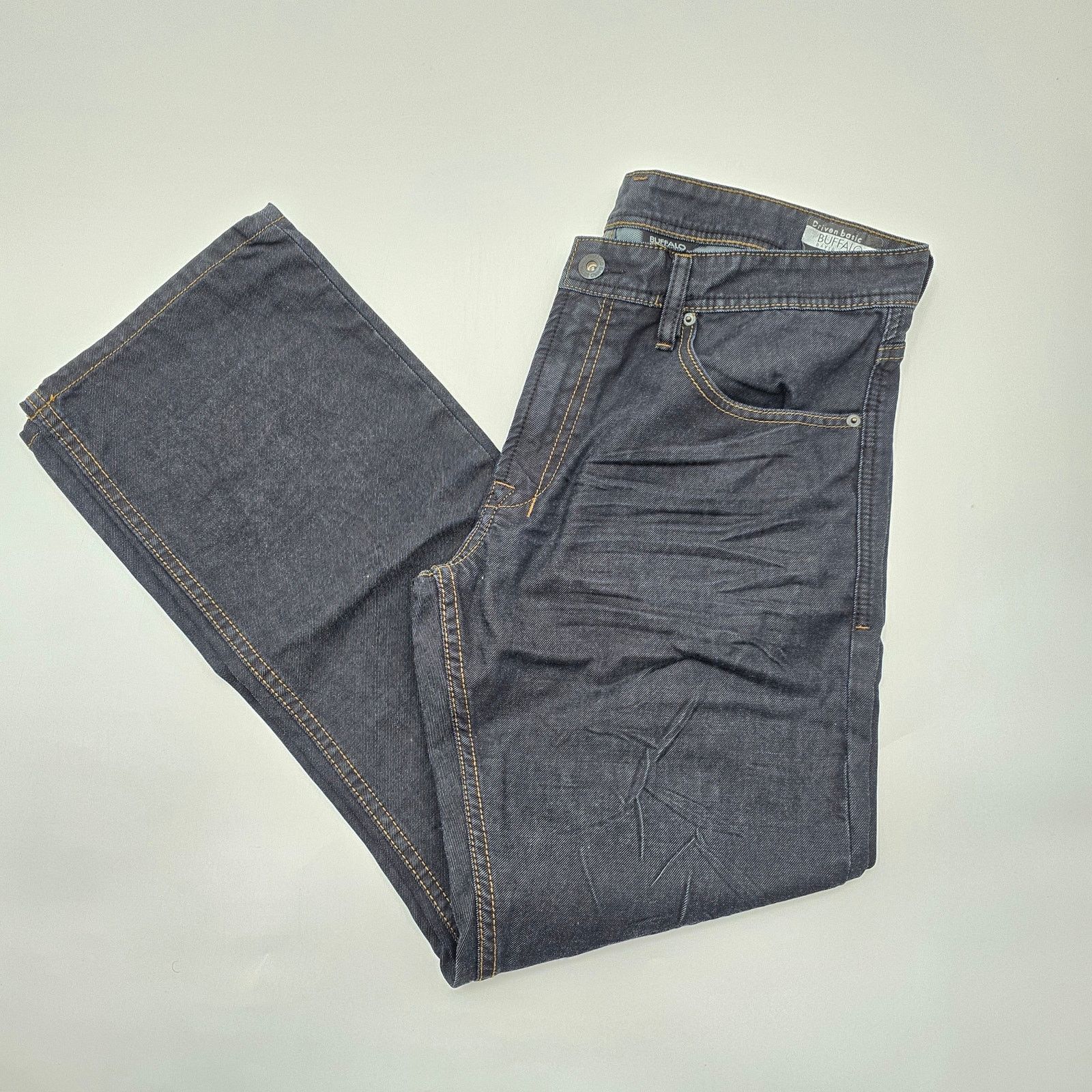 Buffalo David Bitton Buffalo David Bitton Dark Blue Denim Jeans Pants Men's 34 Size US 34 / EU 50 - 1 Thumbnail