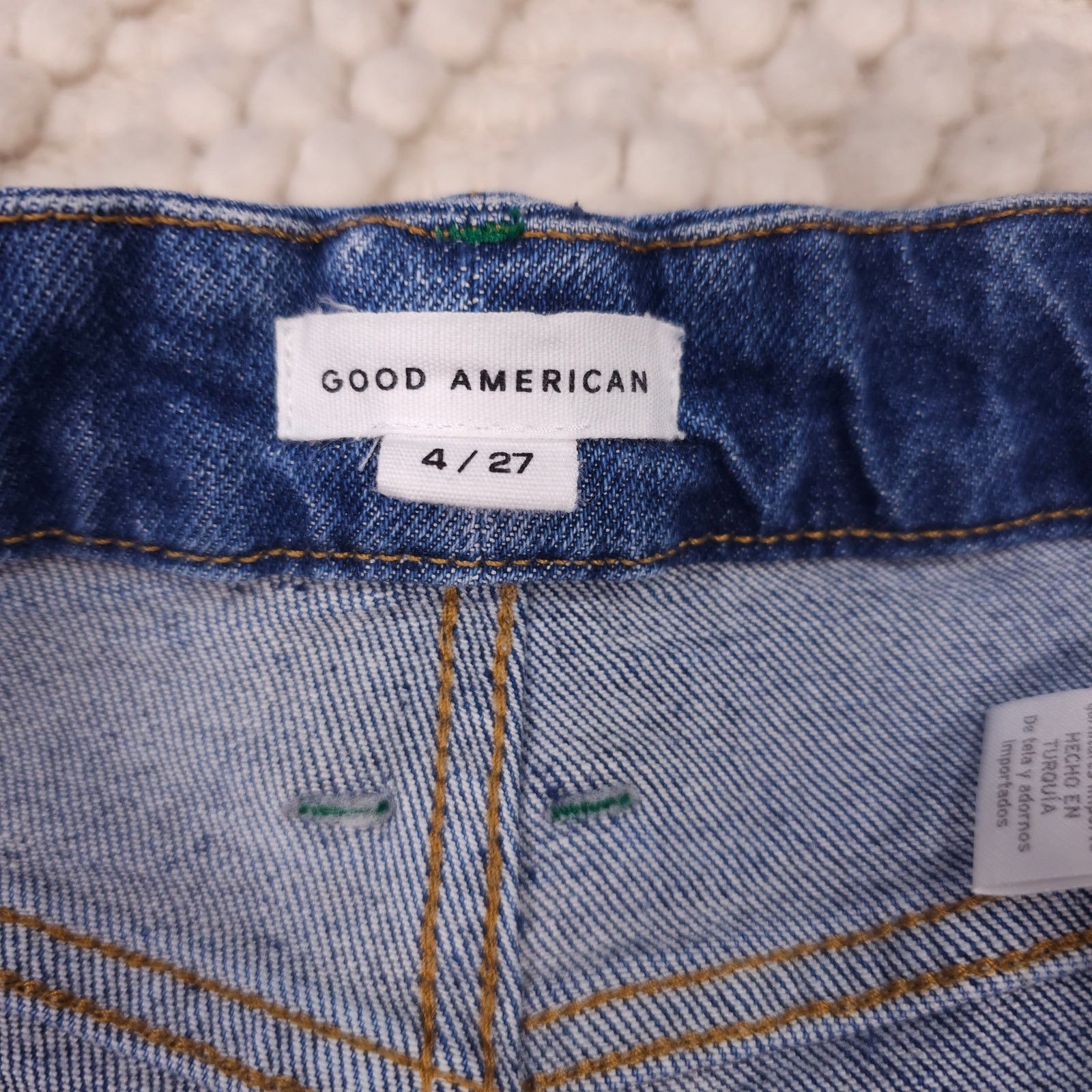 Good American Good American Good Classic Jeans Indigo Sz 4 Size 27" / US 4 / IT 40 - 4 Thumbnail