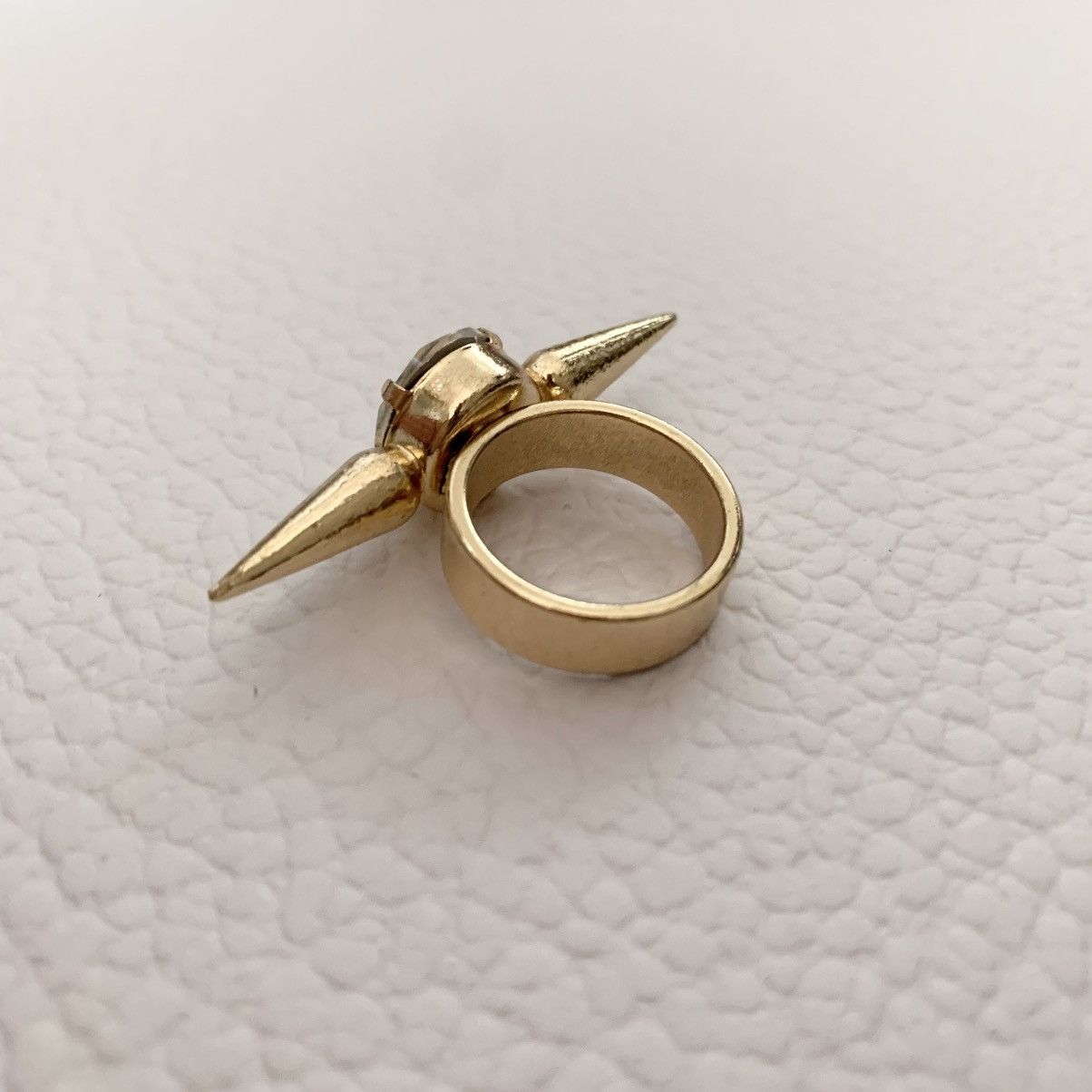 Jewelry Double spike crystal ring Size ONE SIZE - 5 Thumbnail