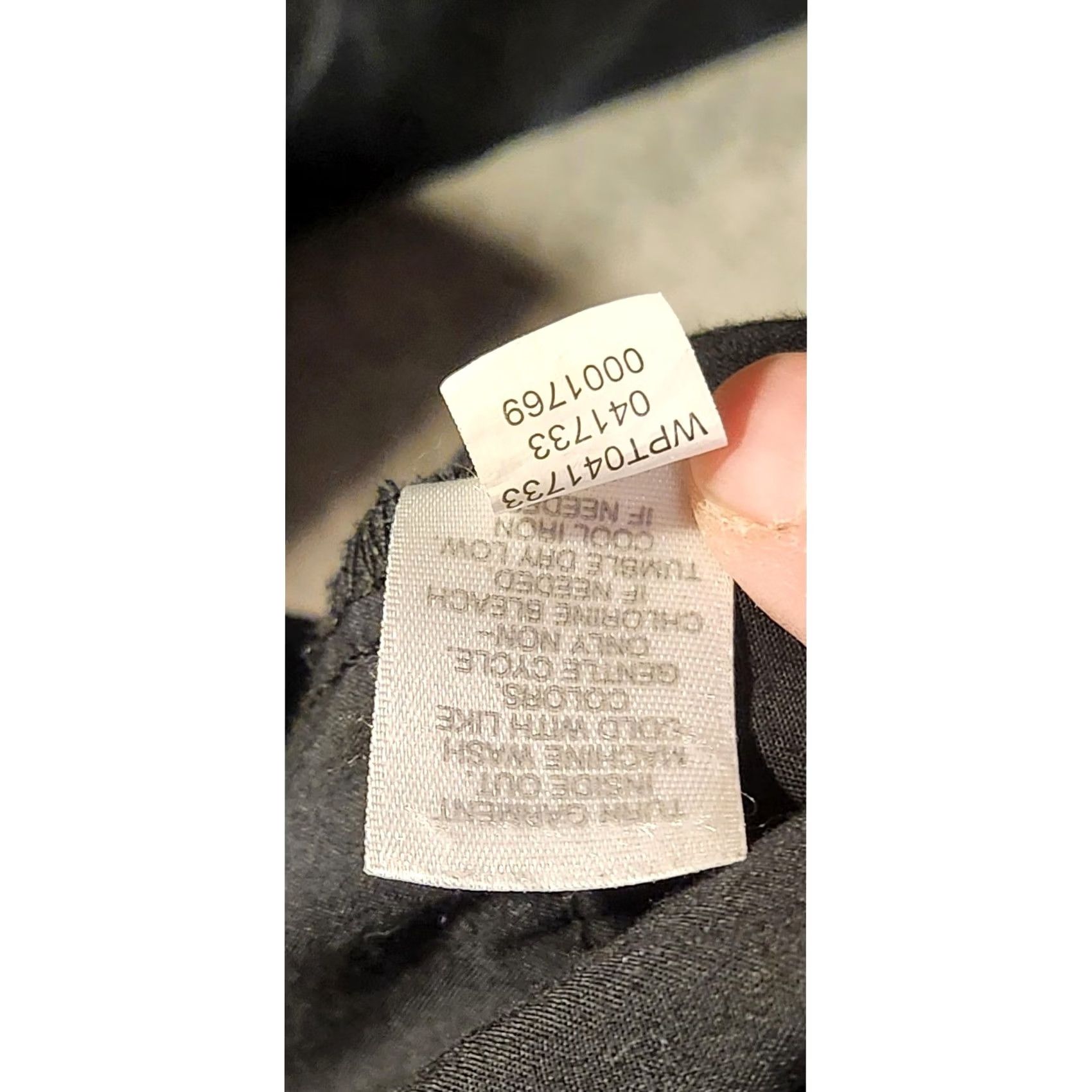 J. Jill J.Jill Corduroy Pants Womens 16 Tall Black Straight Leg Stretch Chino Casual Pants Size 38" / US 16 / IT 52 - 4 Thumbnail